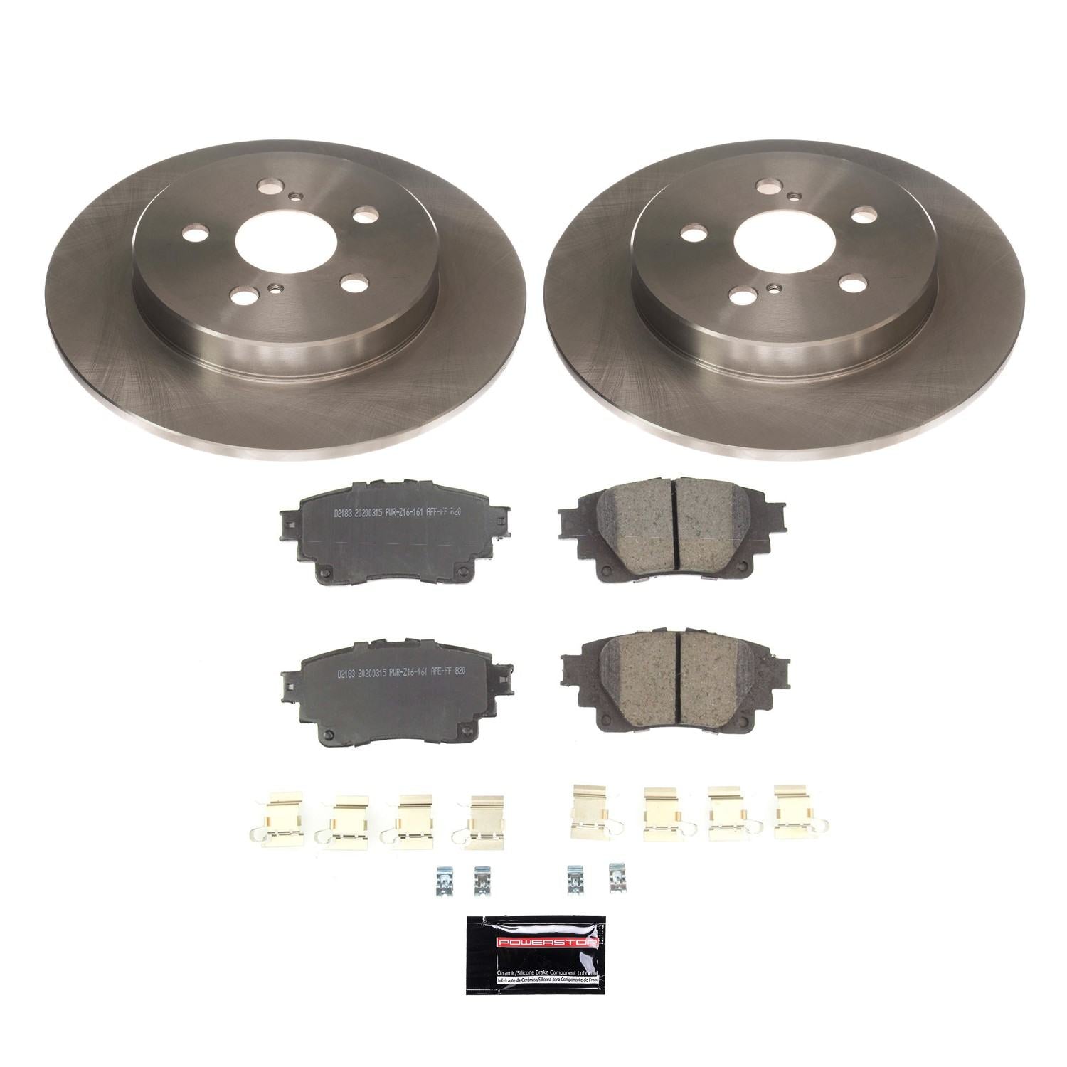 Power Stop 2019 Toyota Corolla Rear Autospecialty Brake Kit KOE8336