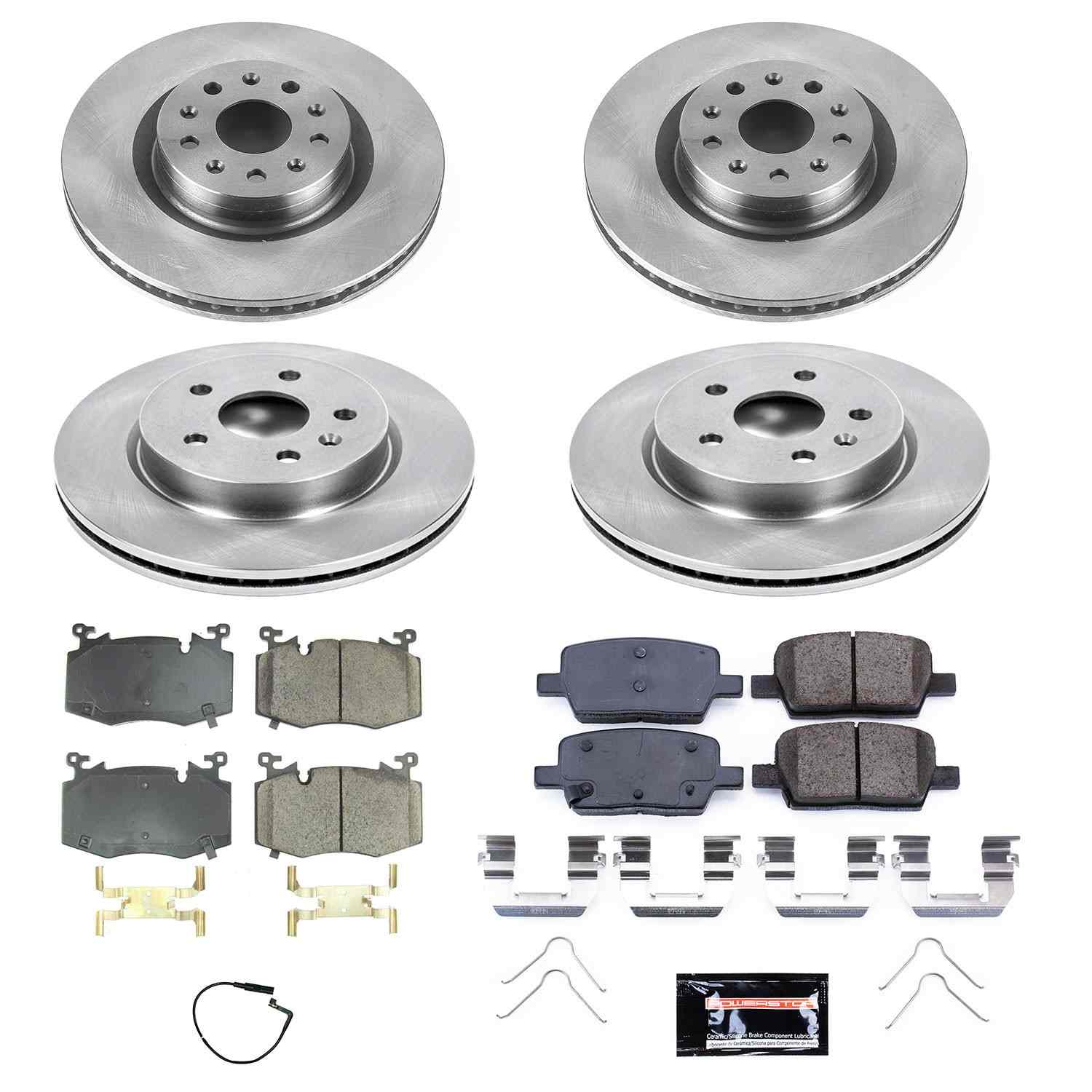 Power Stop 2019 Cadillac CT6 Front & Rear Autospecialty Brake Kit KOE8341