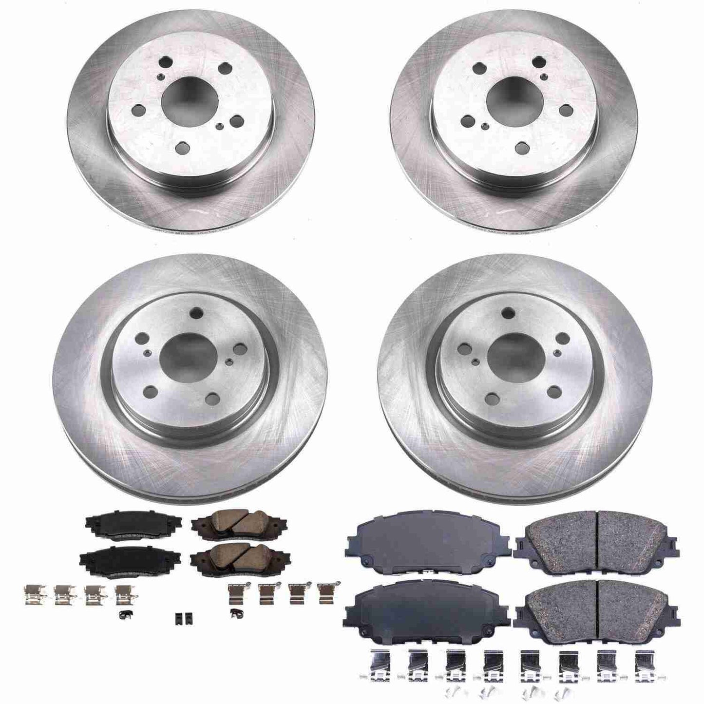 PowerStop Power Stop 2019 Lexus ES350 Front & Rear Autospecialty Brake Kit KOE8348