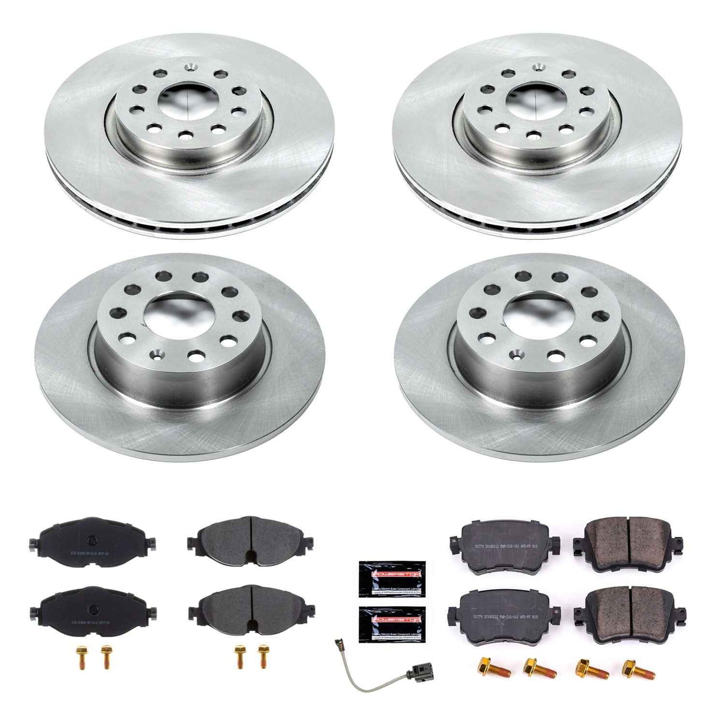 PowerStop Power Stop 2019 Volkswagen Golf Alltrack Front & Rear Autospecialty Brake Kit KOE8364