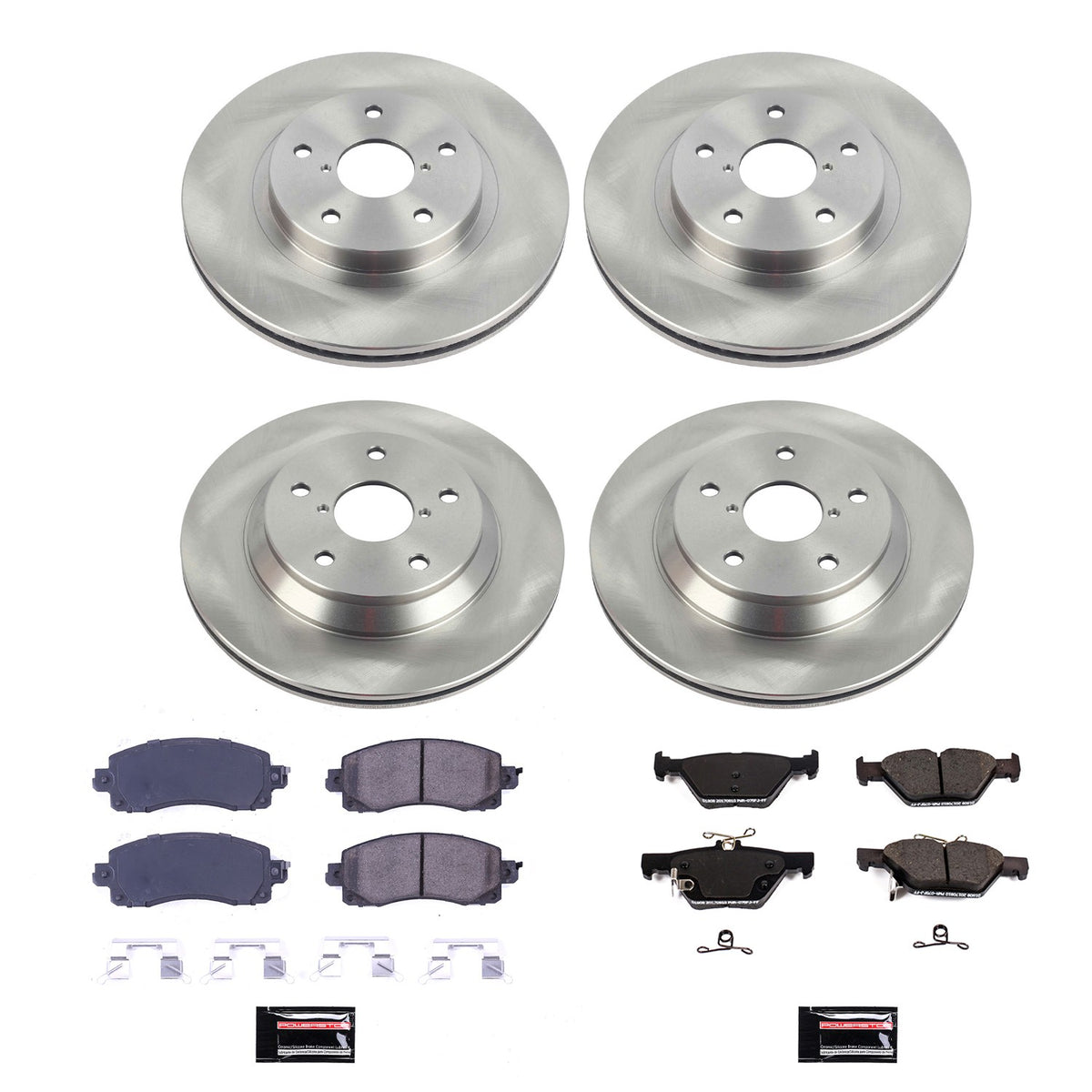 PowerStop Power Stop 19-21 Subaru Forester Front & Rear Autospecialty Brake Kit KOE8520