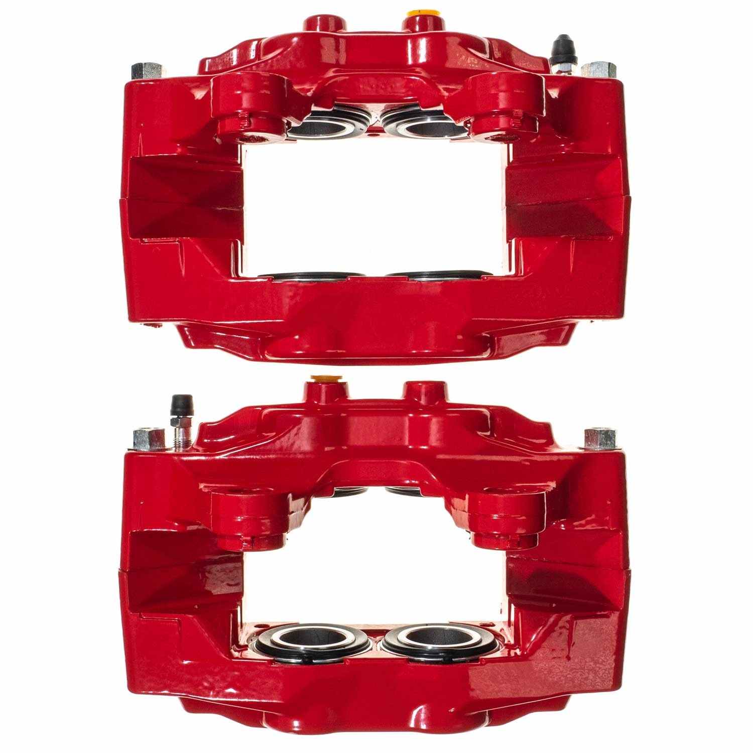 Power Stop 90-96 Nissan 300ZX Front Red Calipers - Pair S1399