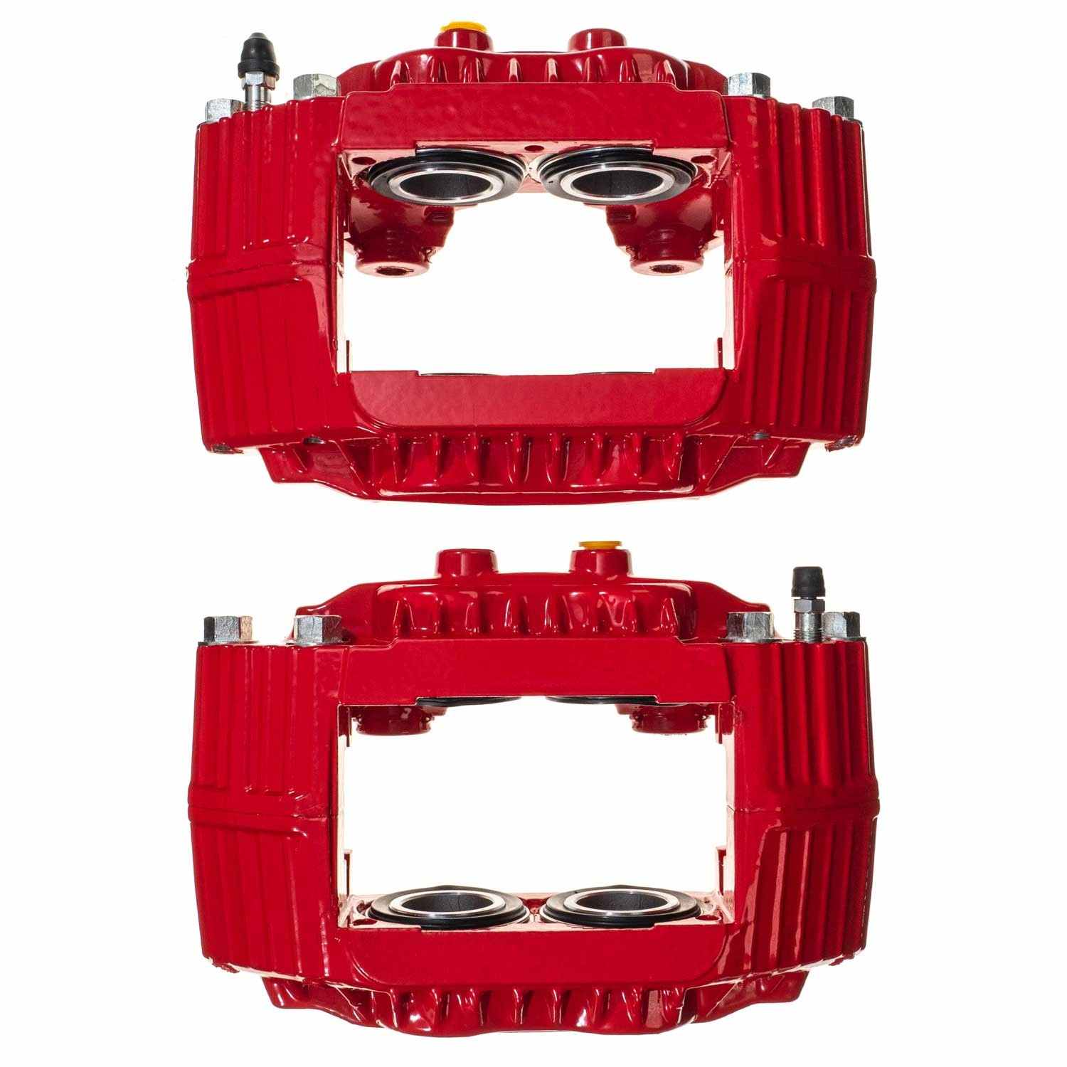 Power Stop 90-96 Nissan 300ZX Front Red Calipers - Pair S1399