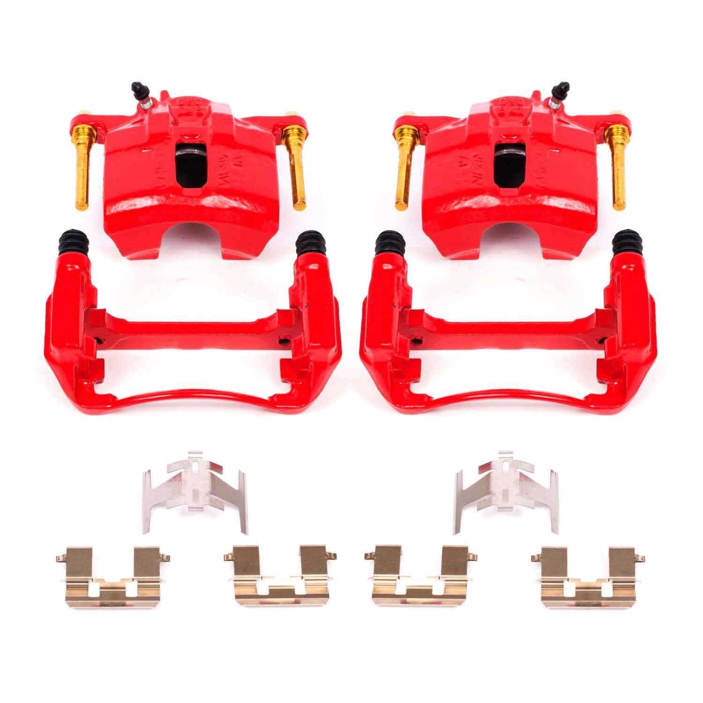 PowerStop Power Stop 97-99 Acura CL Front Red Calipers w/Brackets - Pair S1460