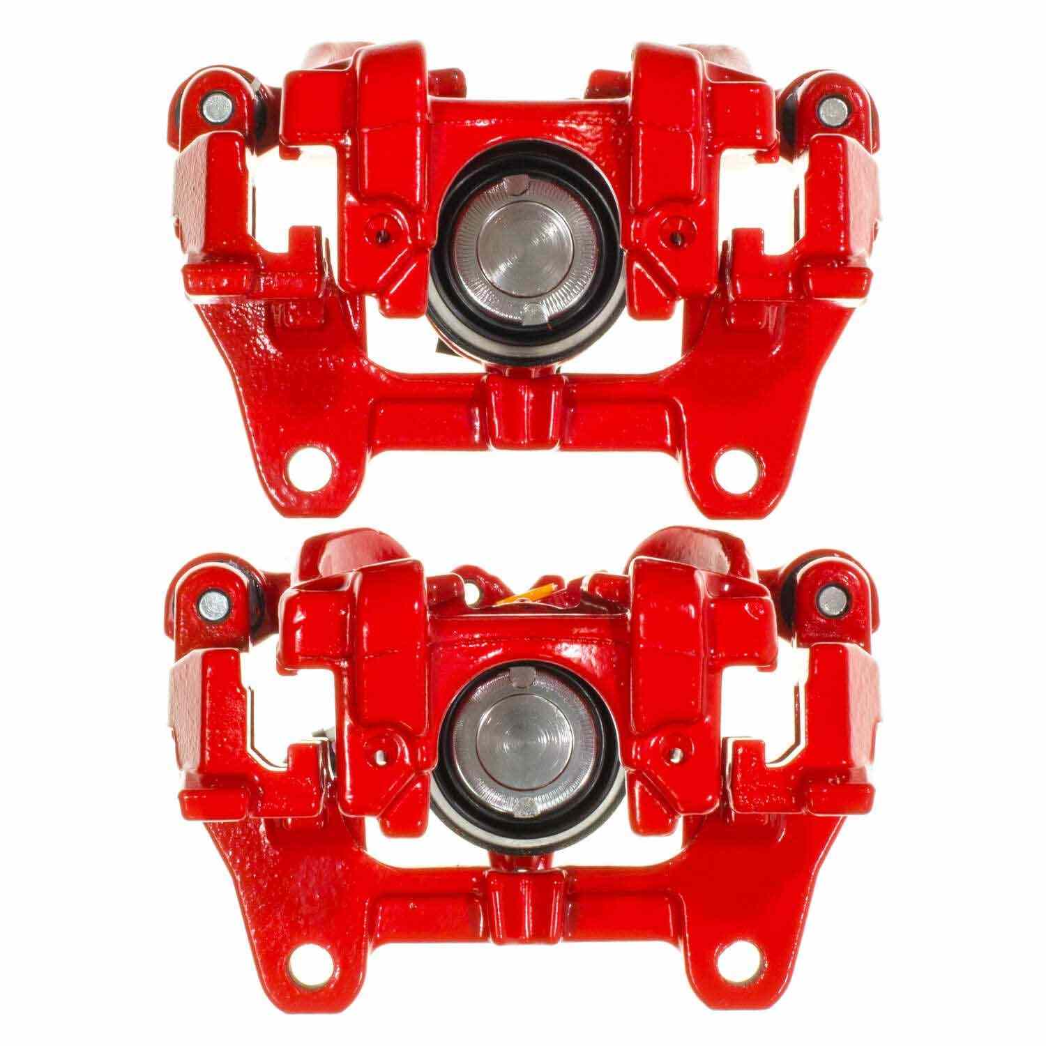 PowerStop Power Stop 19-22 Lincoln Nautilus Rear Red Caliper w/Bracket - Pair S15140