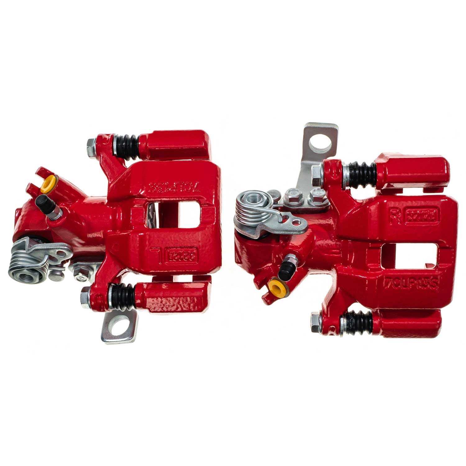 PowerStop Power Stop 94-01 Acura Integra Rear Red Calipers w/Brackets - Pair S1556