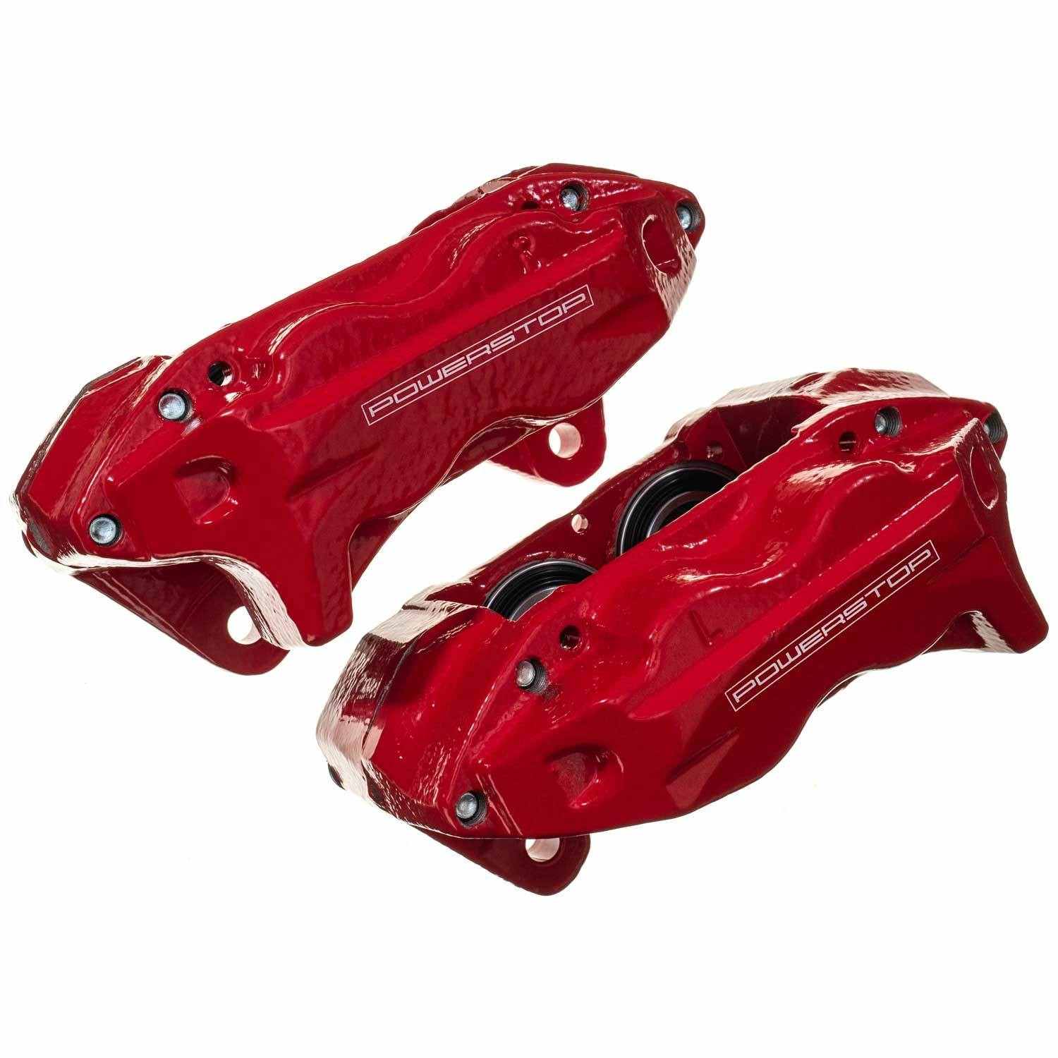 PowerStop Power Stop 96-02 Toyota 4Runner Front Red Calipers w/o Brackets - Pair S1830