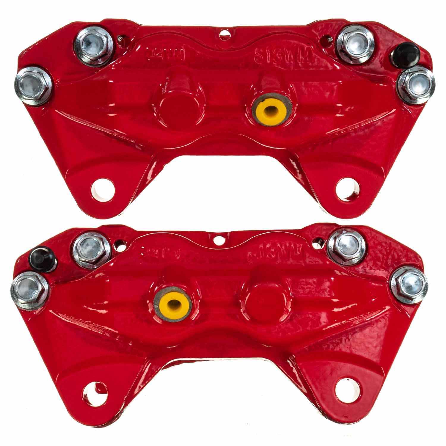 PowerStop Power Stop 96-02 Toyota 4Runner Front Red Calipers w/o Brackets - Pair S1830