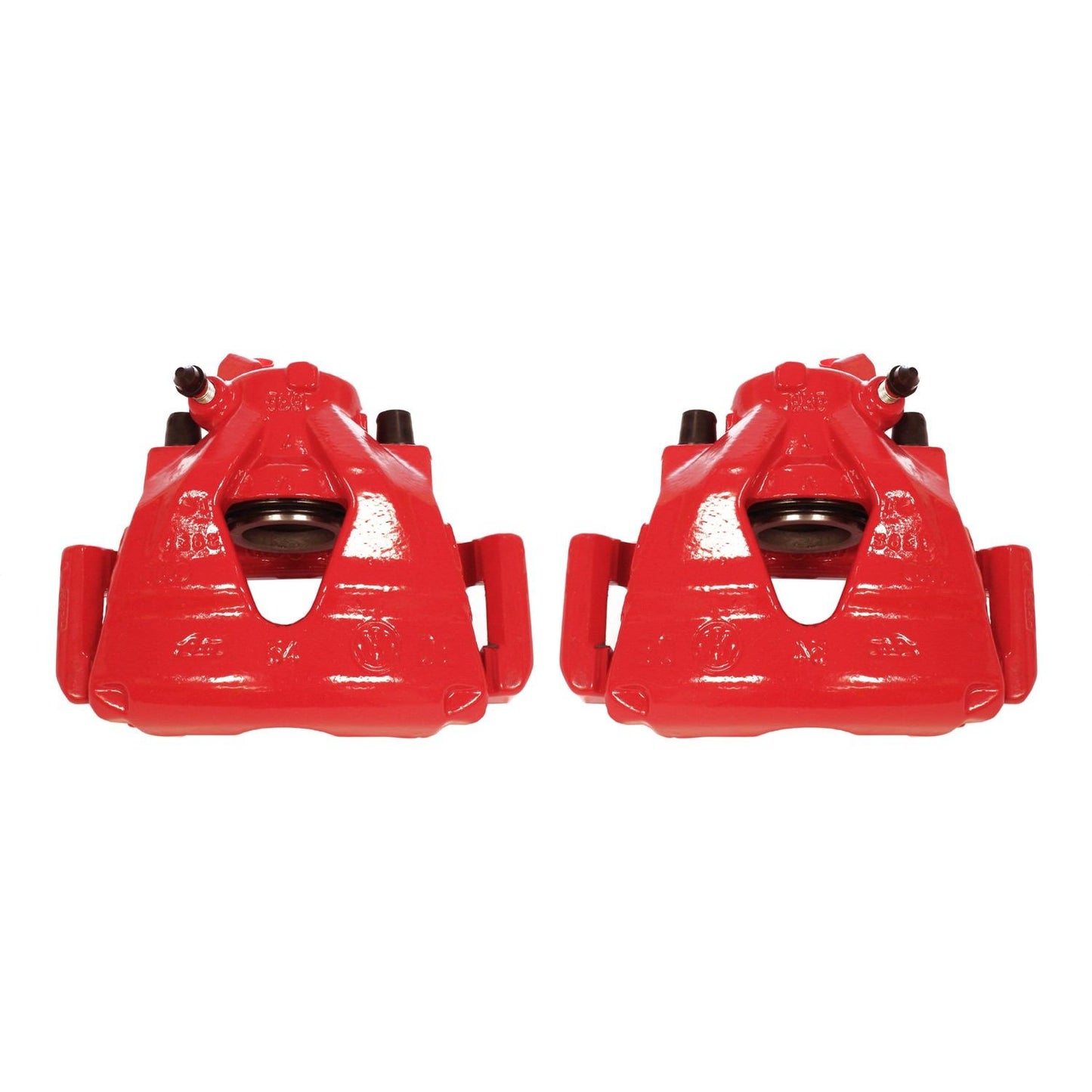 PowerStop Power Stop 99-10 Volkswagen Beetle Front Red Calipers w/Brackets - Pair S2014