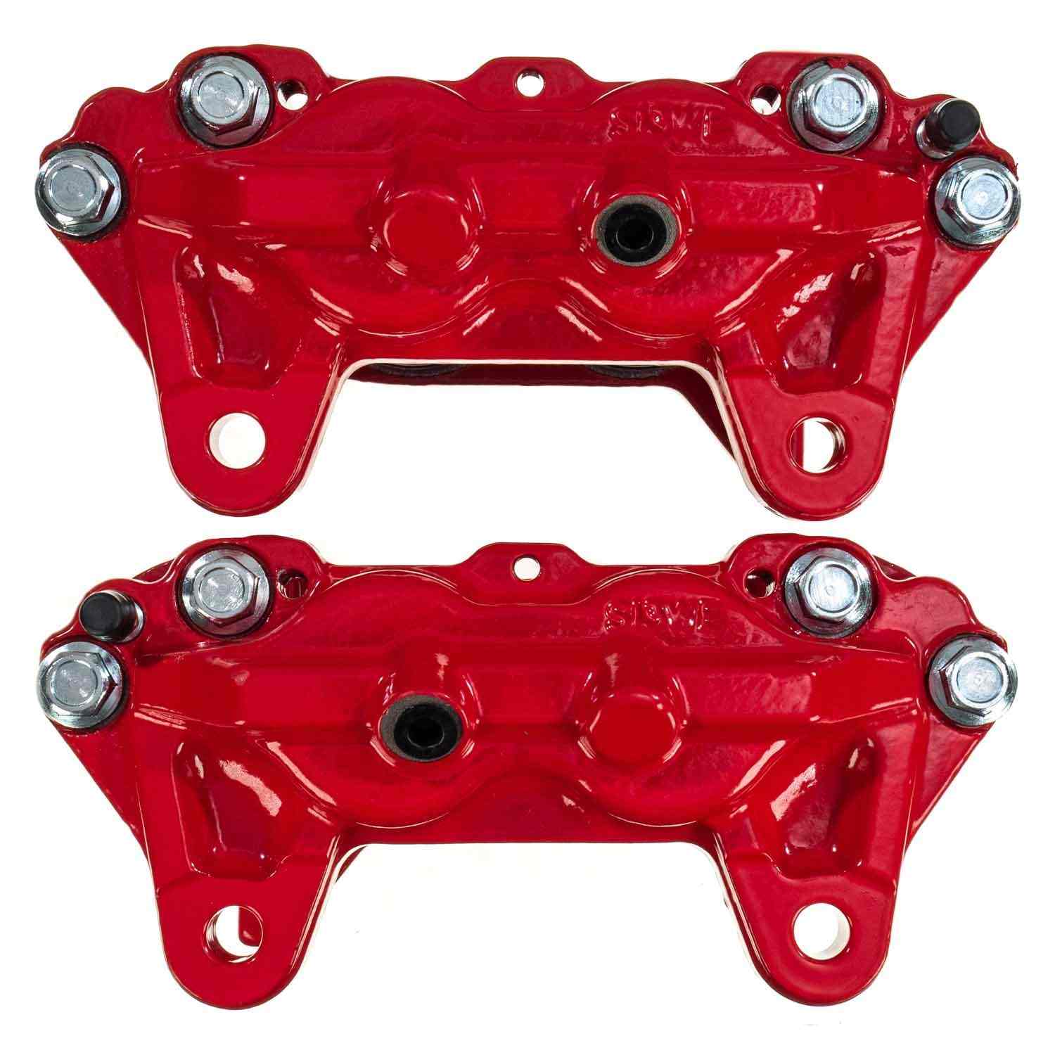PowerStop Power Stop 01-03 Toyota Sequoia Front Red Calipers w/o Brackets - Pair S2632