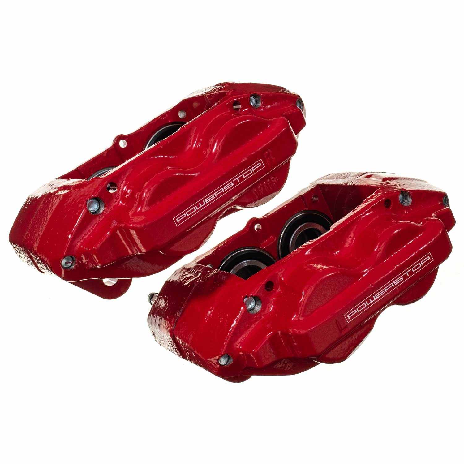 PowerStop Power Stop 98-02 Lexus LX470 Front Red Calipers w/o Brackets - Pair S2634