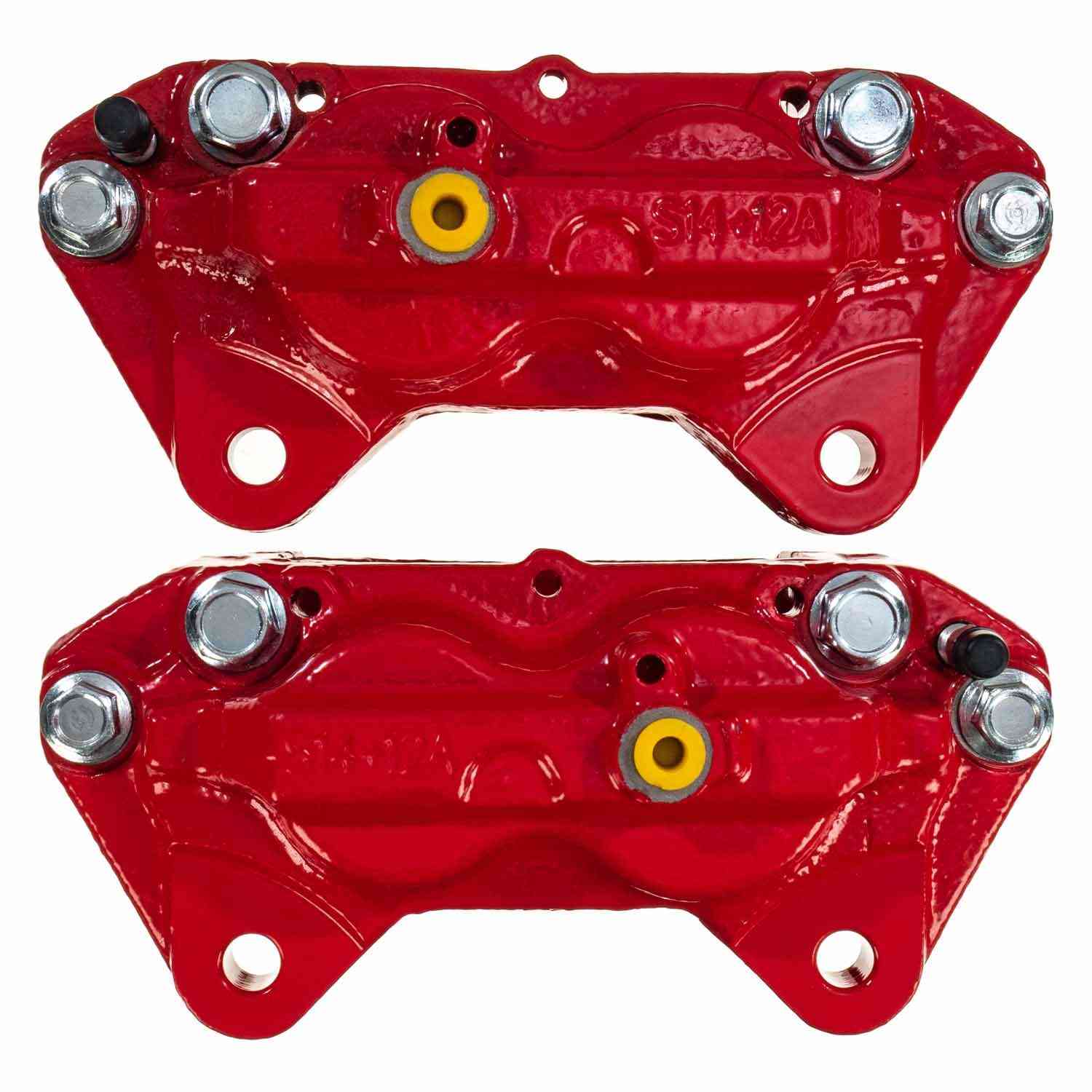 PowerStop Power Stop 98-02 Lexus LX470 Front Red Calipers w/o Brackets - Pair S2634