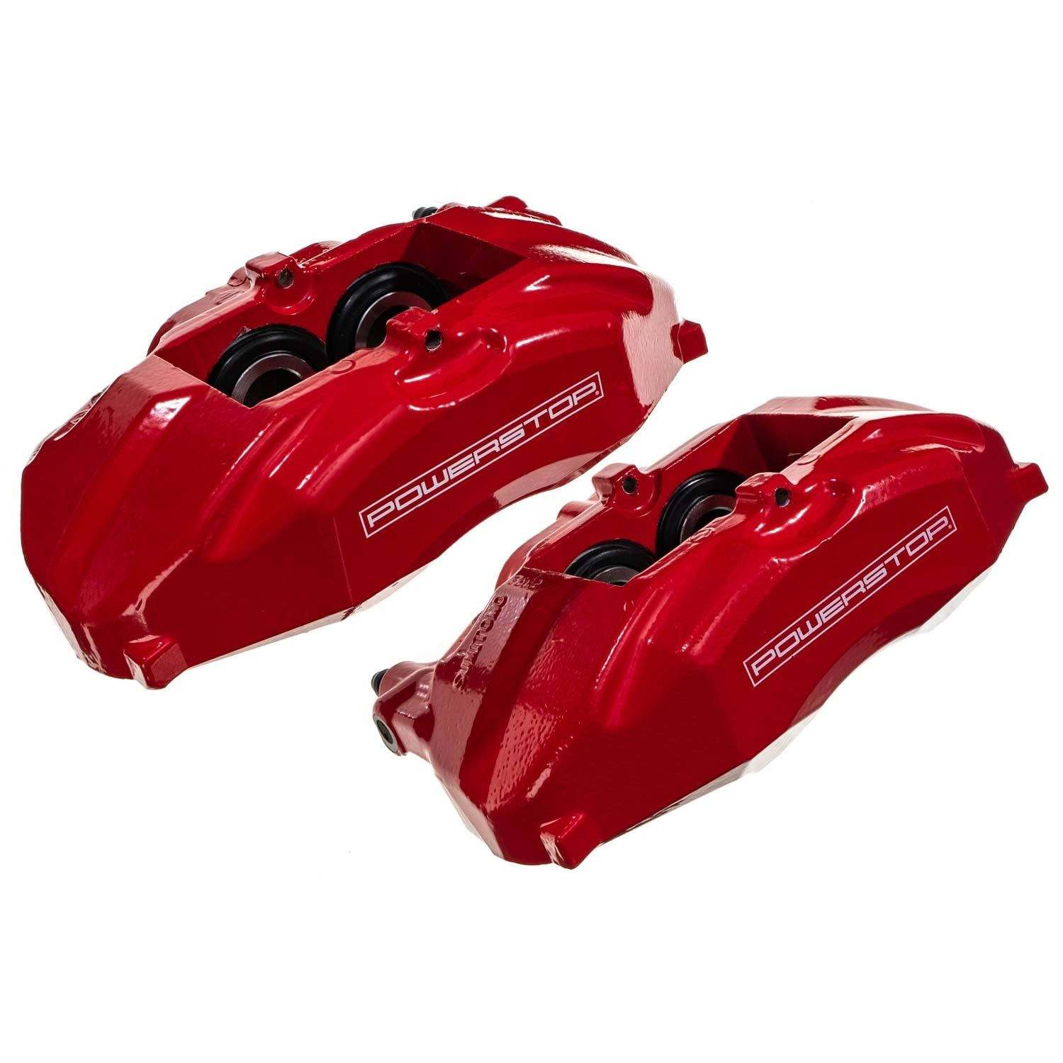 Power Stop 01-06 Lexus LS430 Front Red Calipers w/o Brackets - Pair S2708