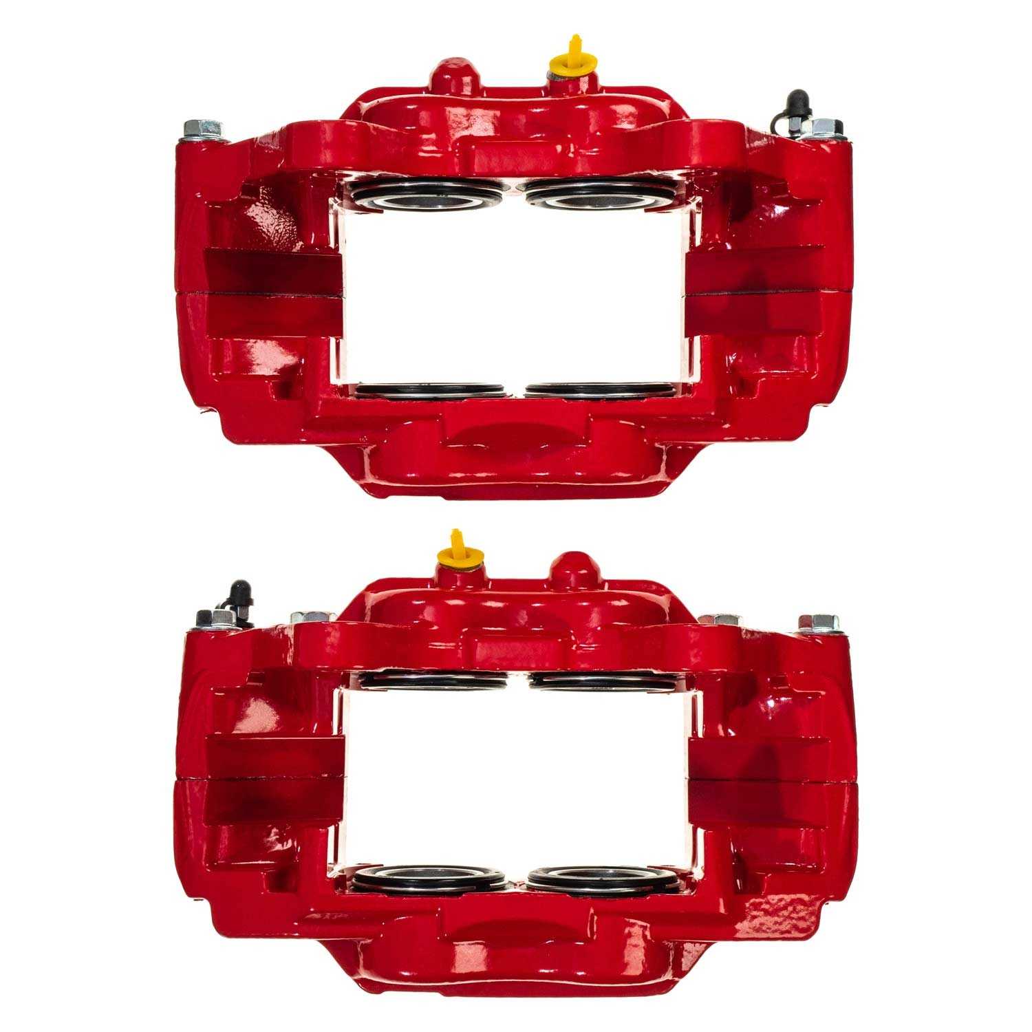 PowerStop Power Stop 01-07 Toyota Sequoia Front Red Calipers w/o Brackets - Pair S2712