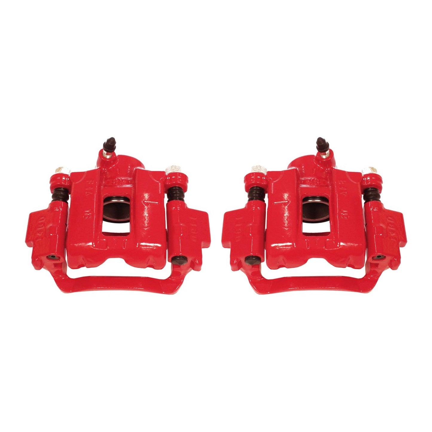 PowerStop Power Stop 10-18 Lexus GX460 Rear Red Calipers w/Brackets - Pair S2736