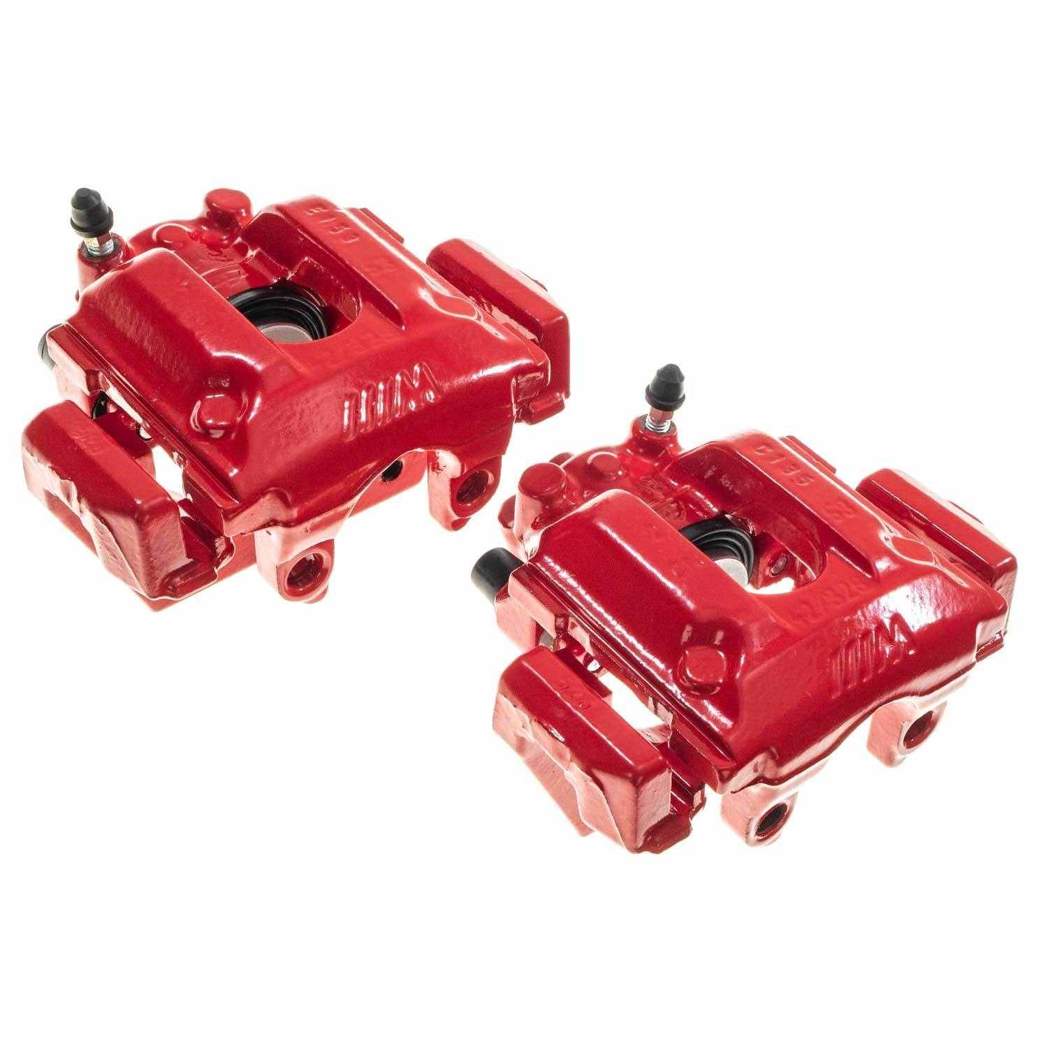 Power Stop 01-06 BMW M3 Rear Red Calipers - Pair S2752