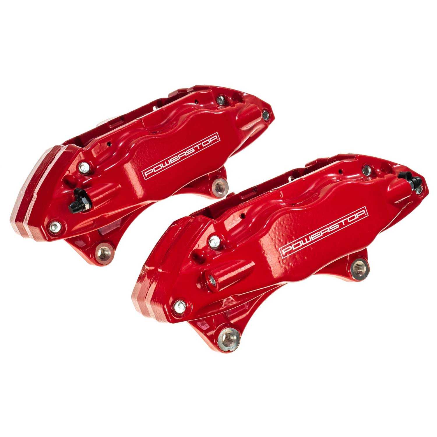 PowerStop Power Stop 04-14 Subaru Impreza Front Red Calipers w/o Brackets - Pair S3698