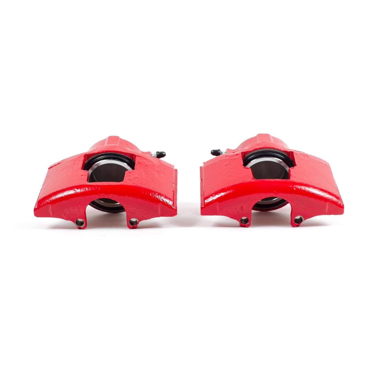 PowerStop Power Stop 90-00 Chevrolet C3500 Front Red Calipers w/o Brackets - Pair S4347