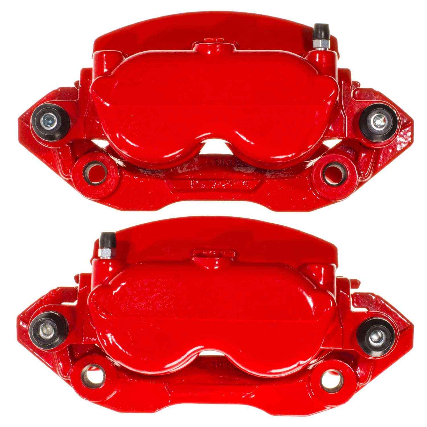 PowerStop Power Stop 03-06 Dodge Durango Front Red Caliper w/Bracket - Pair S4876