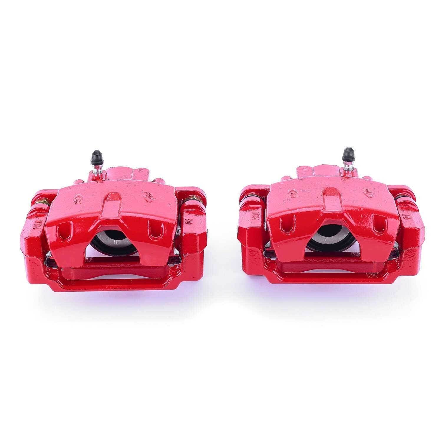PowerStop Power Stop 04-09 Cadillac SRX Rear Red Calipers w/Brackets - Pair S4904