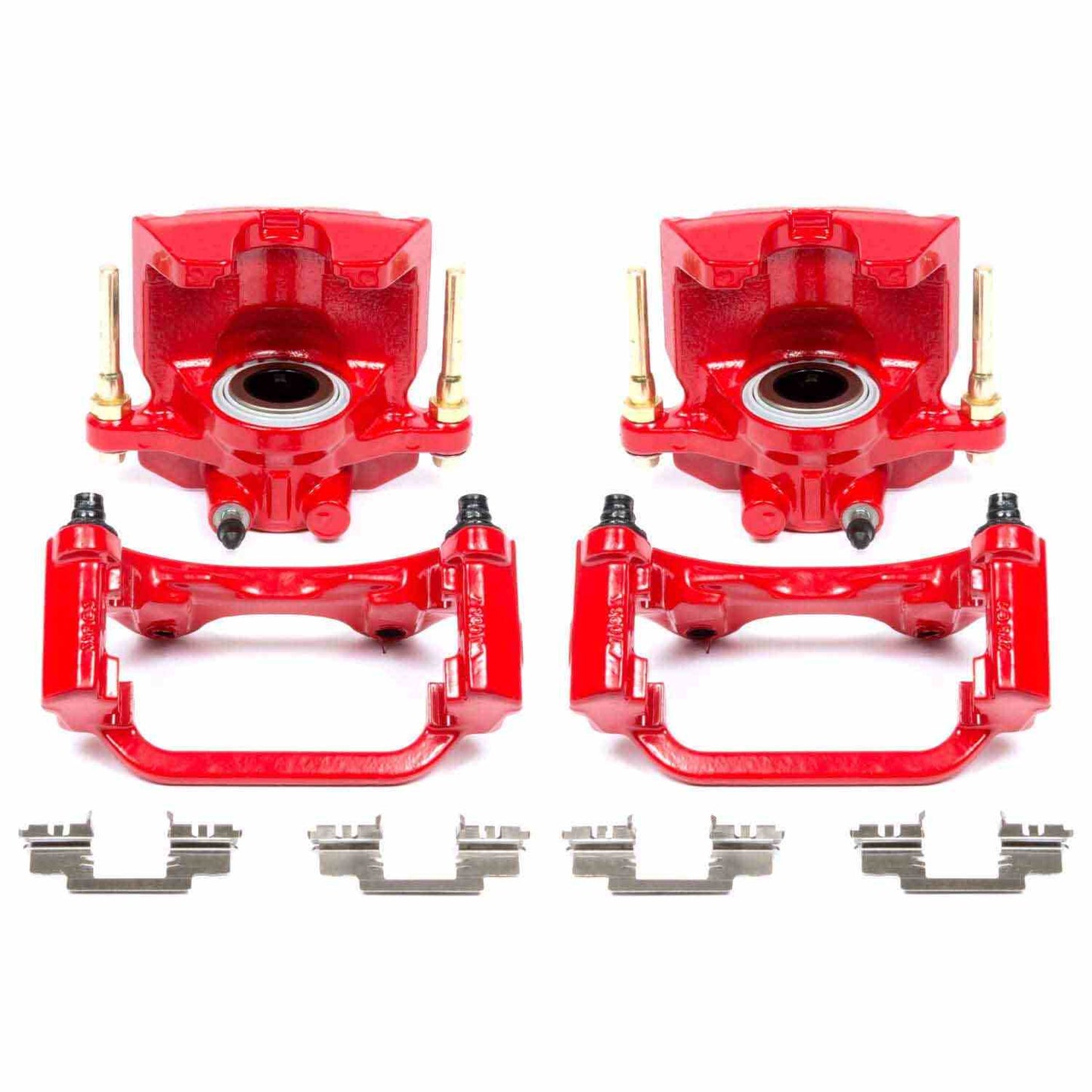 PowerStop Power Stop 07-16 Cadillac Escalade Rear Red Calipers w/Brackets - Pair S5030