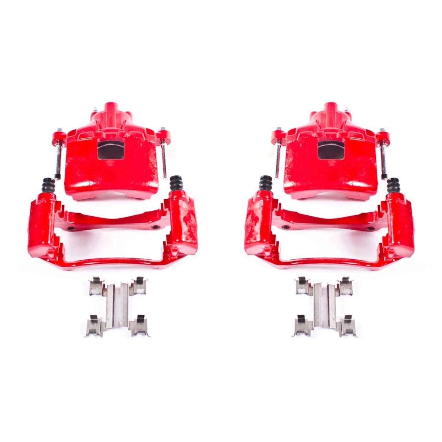 PowerStop Power Stop 05-09 Buick Allure Front Red Calipers w/Brackets - Pair S5034