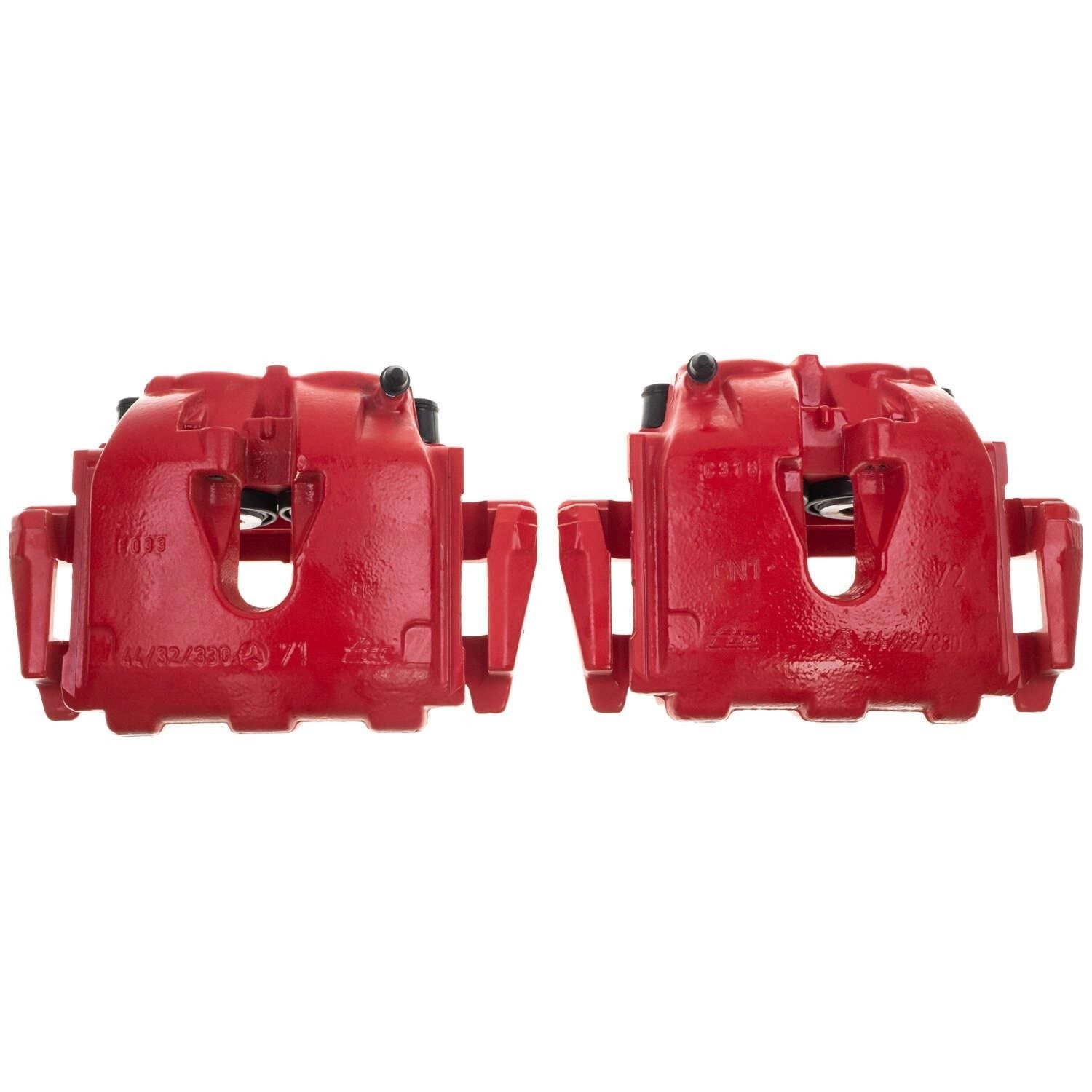 PowerStop Power Stop 07-11 Dodge Nitro Rear Red Calipers w/Brackets - Pair S5046