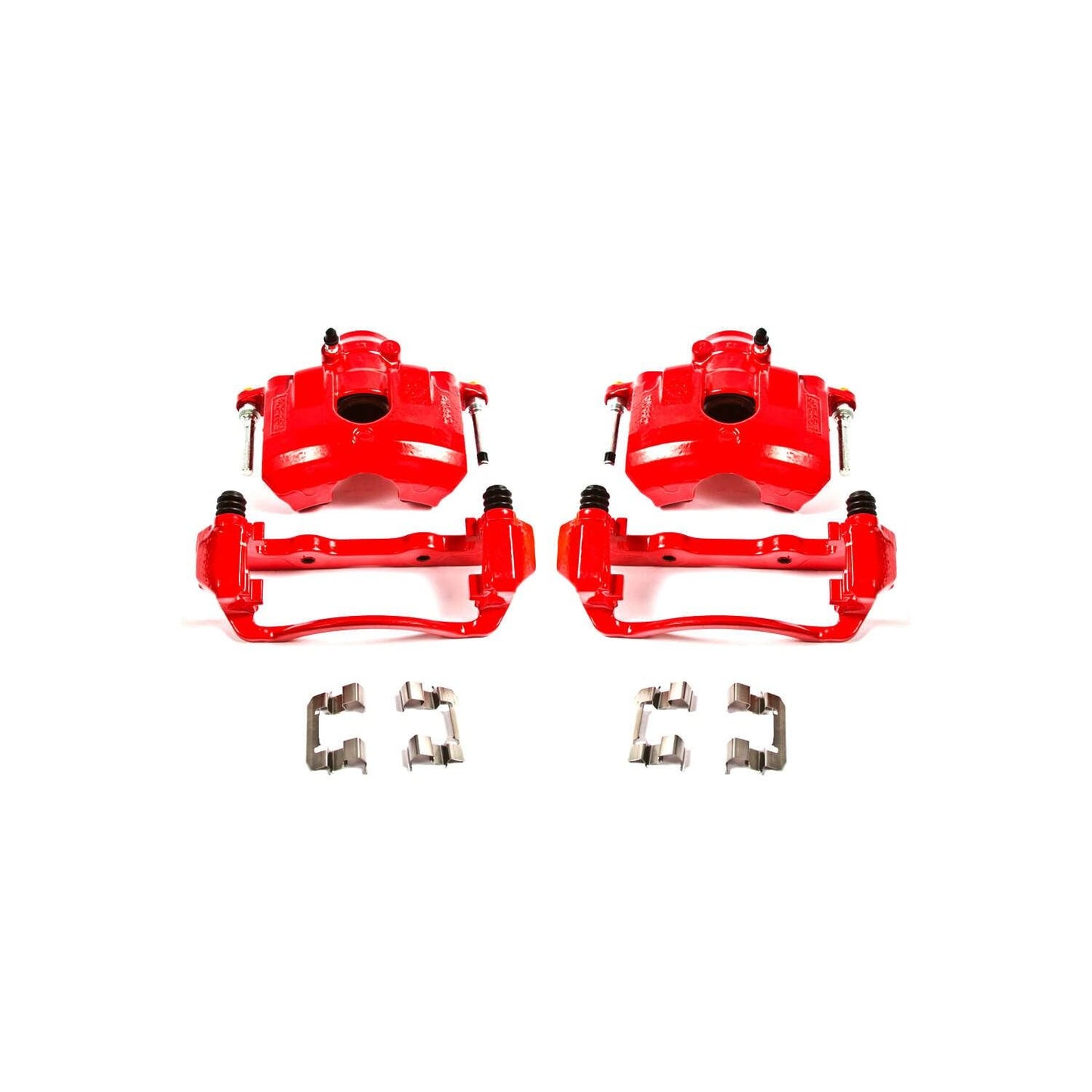PowerStop Power Stop 08-11 Ford Focus Front Red Calipers w/Brackets - Pair S5068
