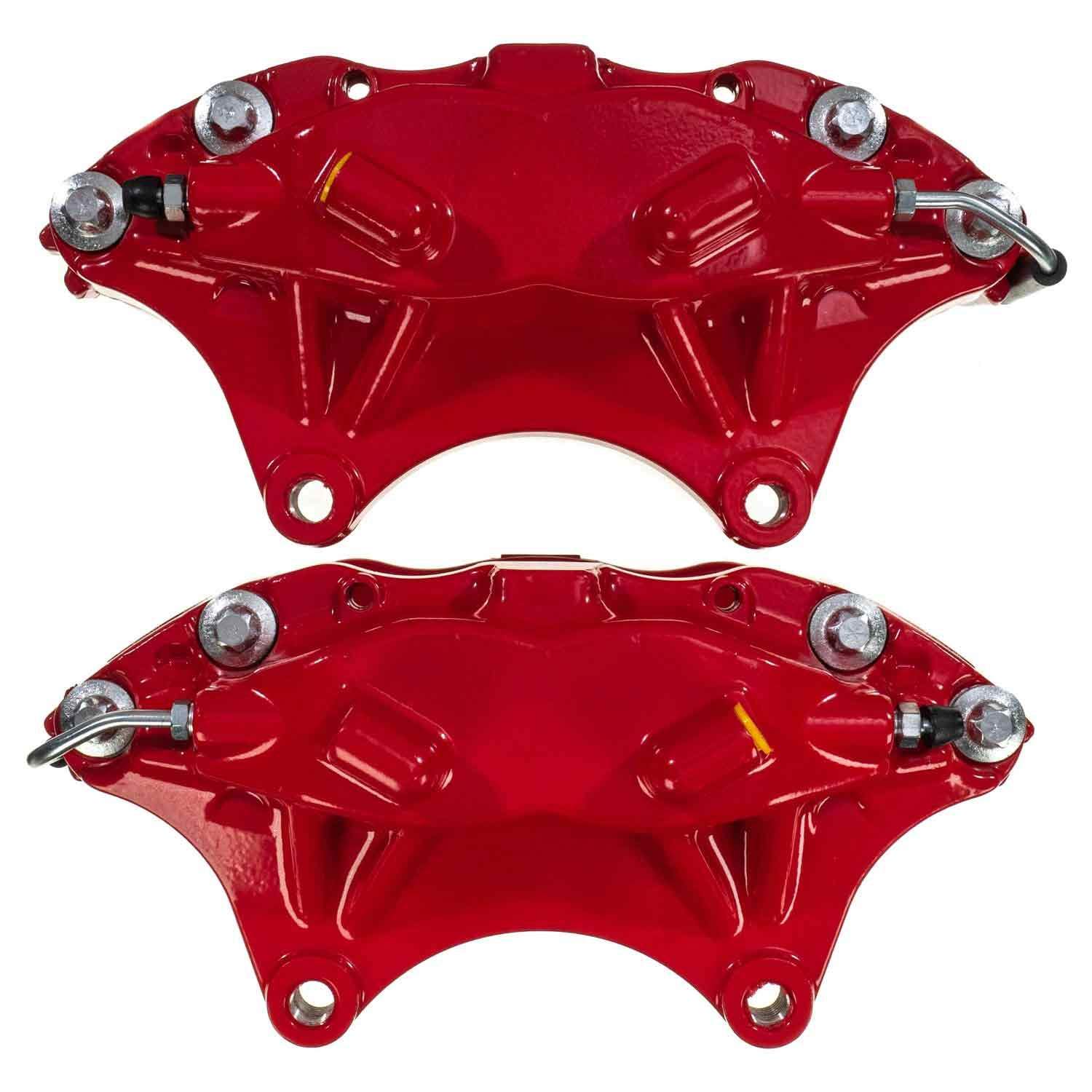 PowerStop Power Stop 10-15 Chevrolet Camaro Front Red Calipers w/o Brackets - Pair S5284