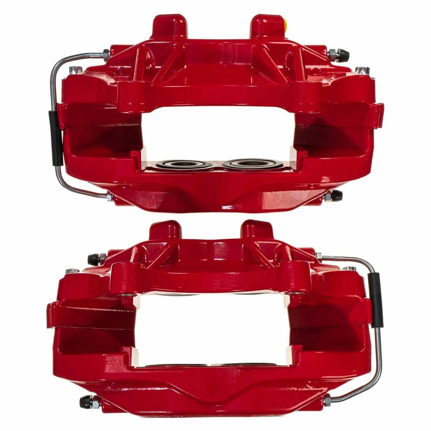 PowerStop Power Stop 10-15 Chevrolet Camaro Front Red Calipers w/o Brackets - Pair S5284