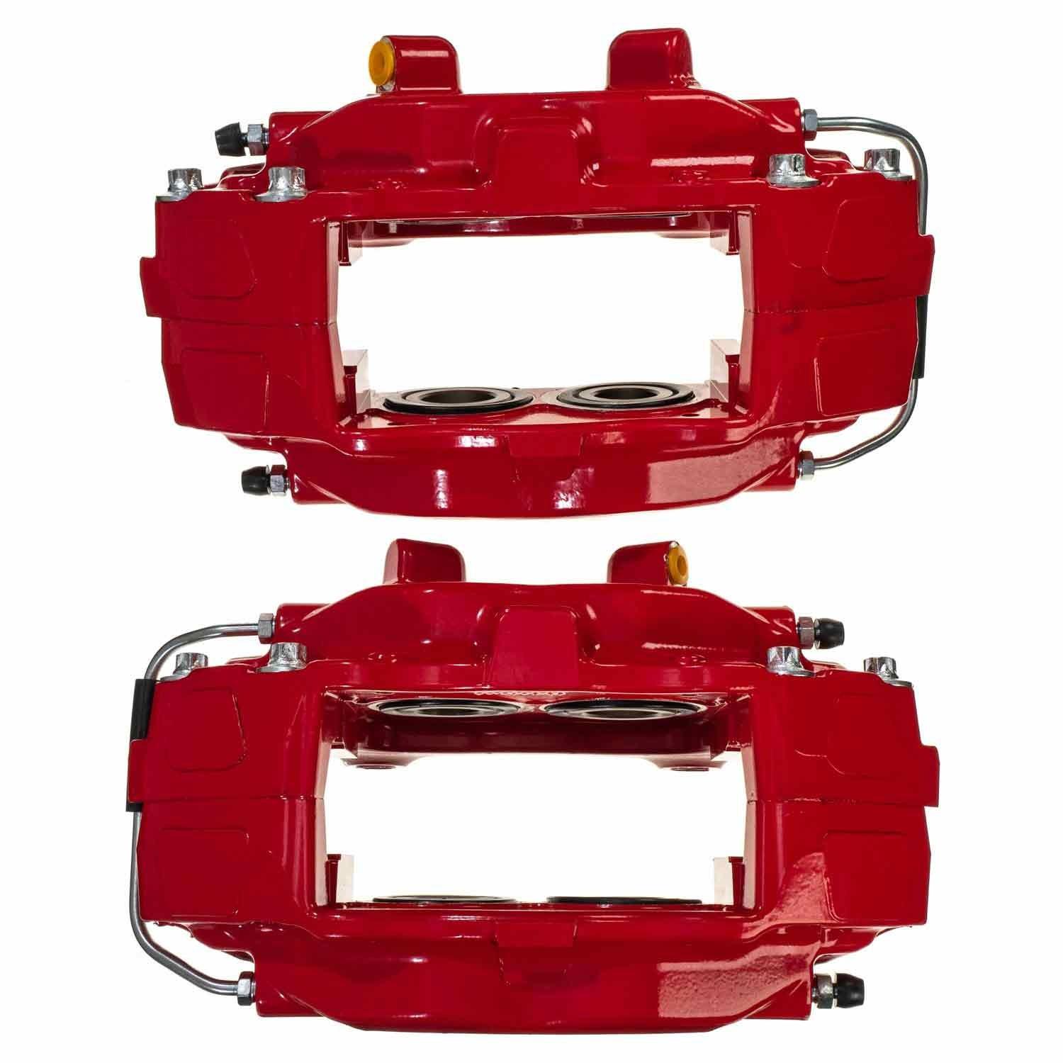 PowerStop Power Stop 10-15 Chevrolet Camaro Front Red Calipers w/o Brackets - Pair S5284