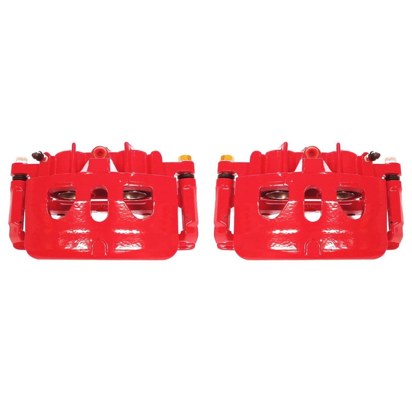 PowerStop Power Stop 13-17 Ford Explorer Front Red Calipers w/Brackets - Pair S5468