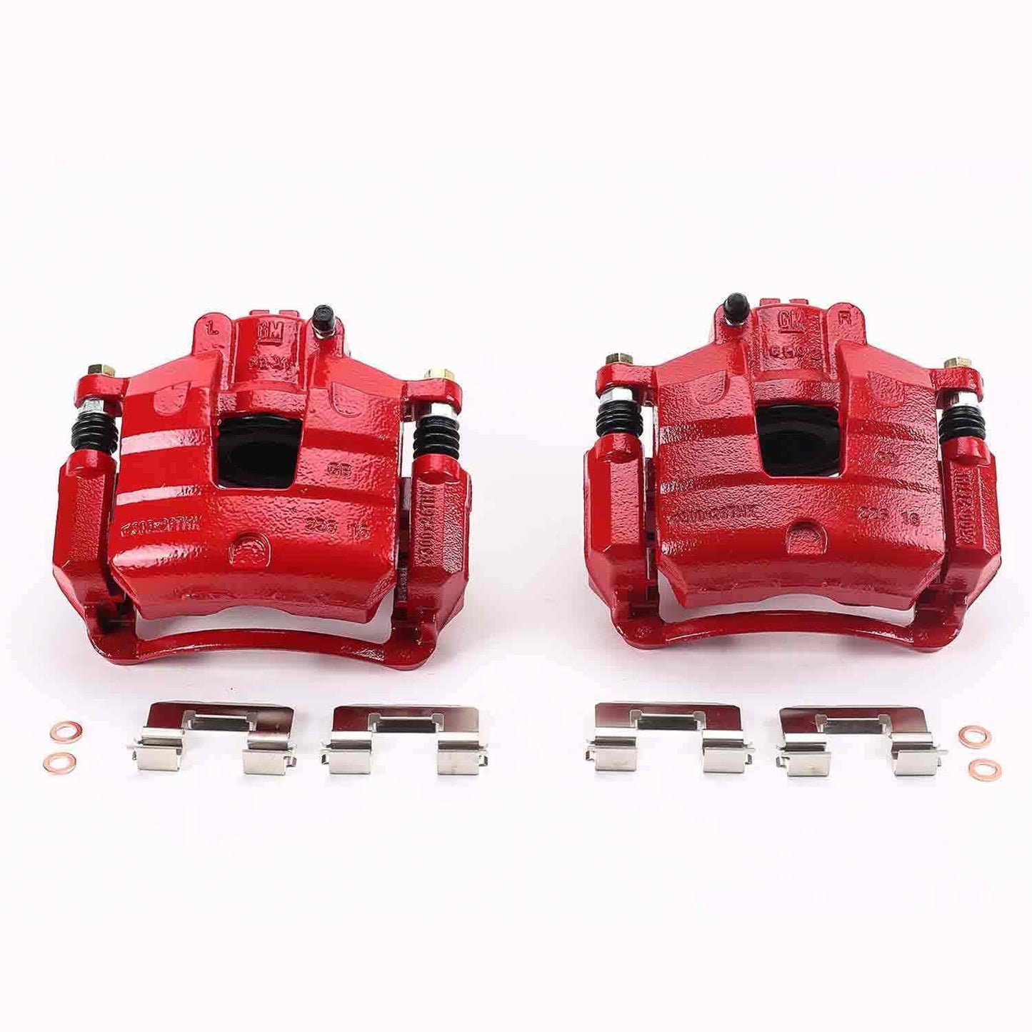 PowerStop Power Stop 2017 Buick LaCrosse Front Red Calipers w/Brackets - Pair S5546