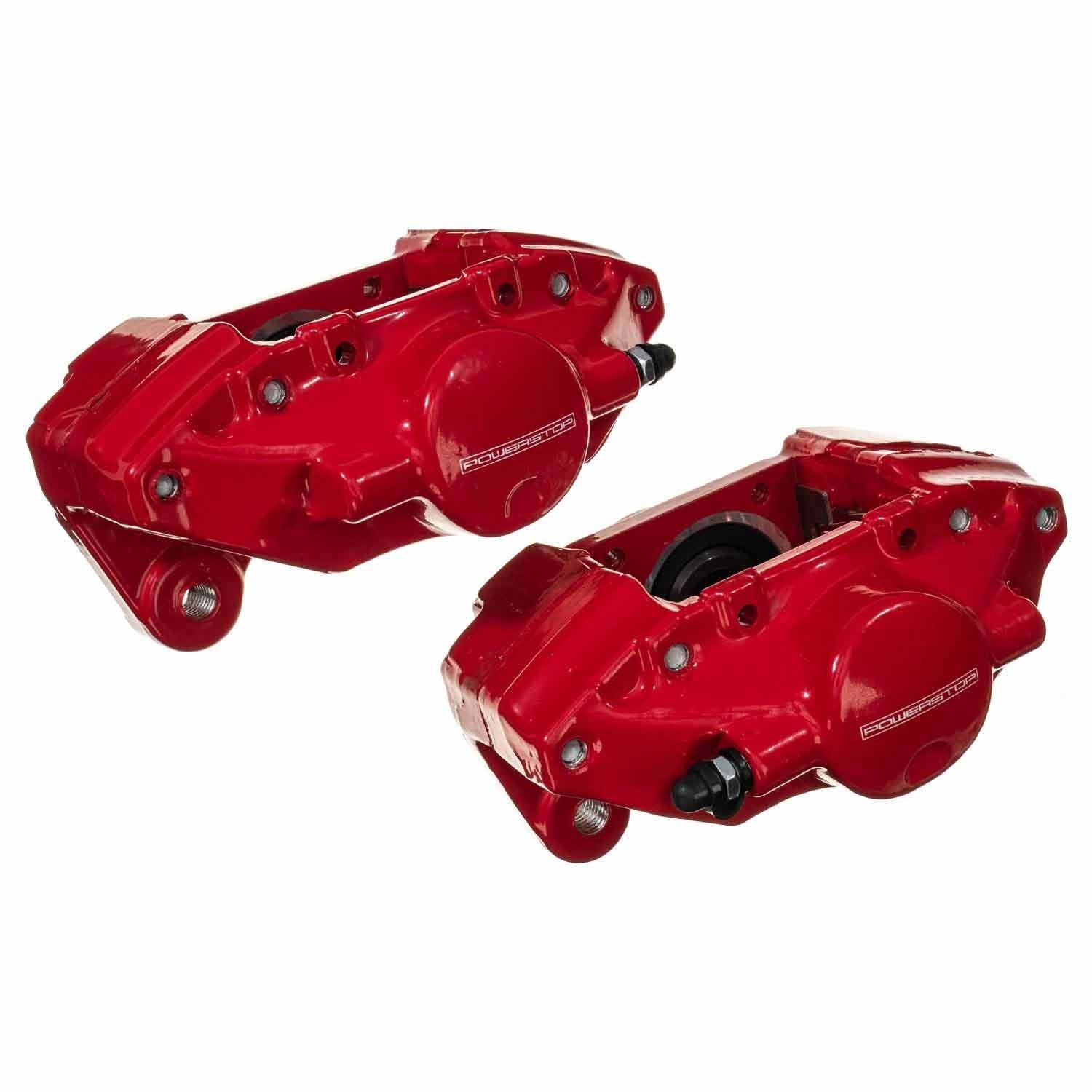 Power Stop 03-04 Infiniti G35 Rear Red Calipers - Pair S6264