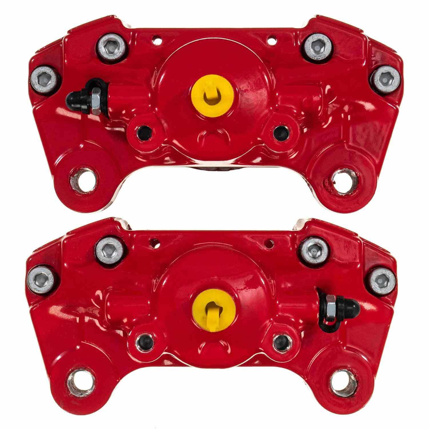 Power Stop 03-04 Infiniti G35 Rear Red Calipers - Pair S6264