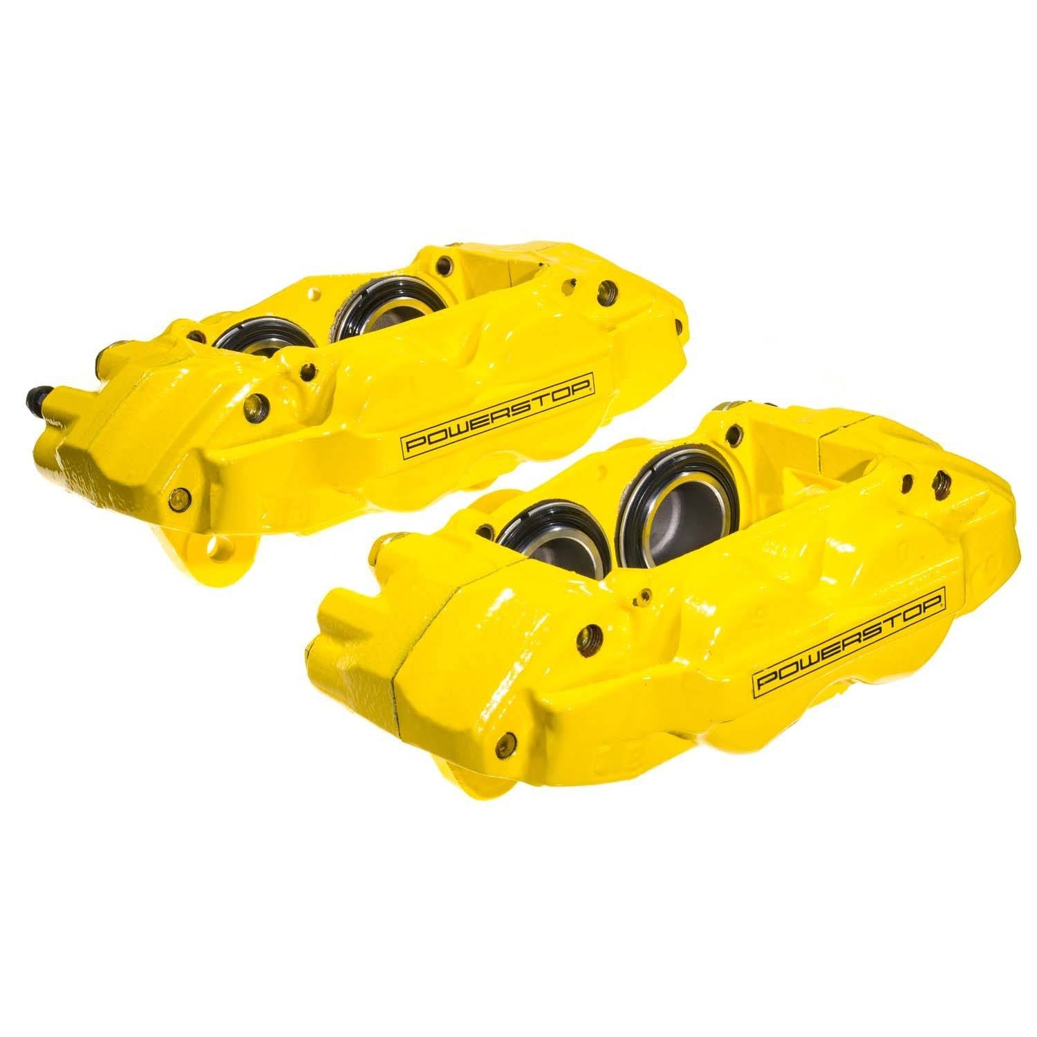 PowerStop Power Stop 10-15 Toyota 4Runner Front Yellow Caliper Pair w/o Bracket S6278YLW