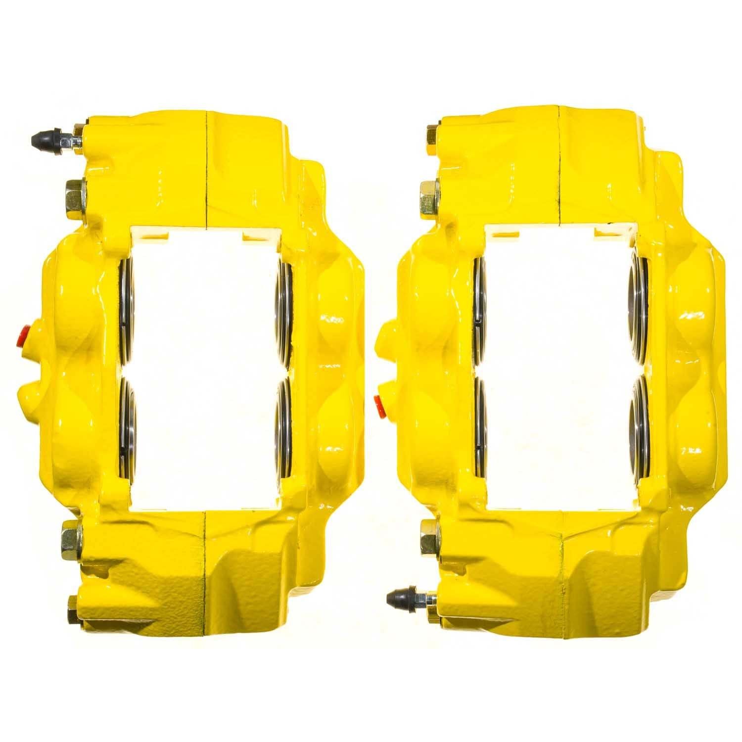 PowerStop Power Stop 10-15 Toyota 4Runner Front Yellow Caliper Pair w/o Bracket S6278YLW