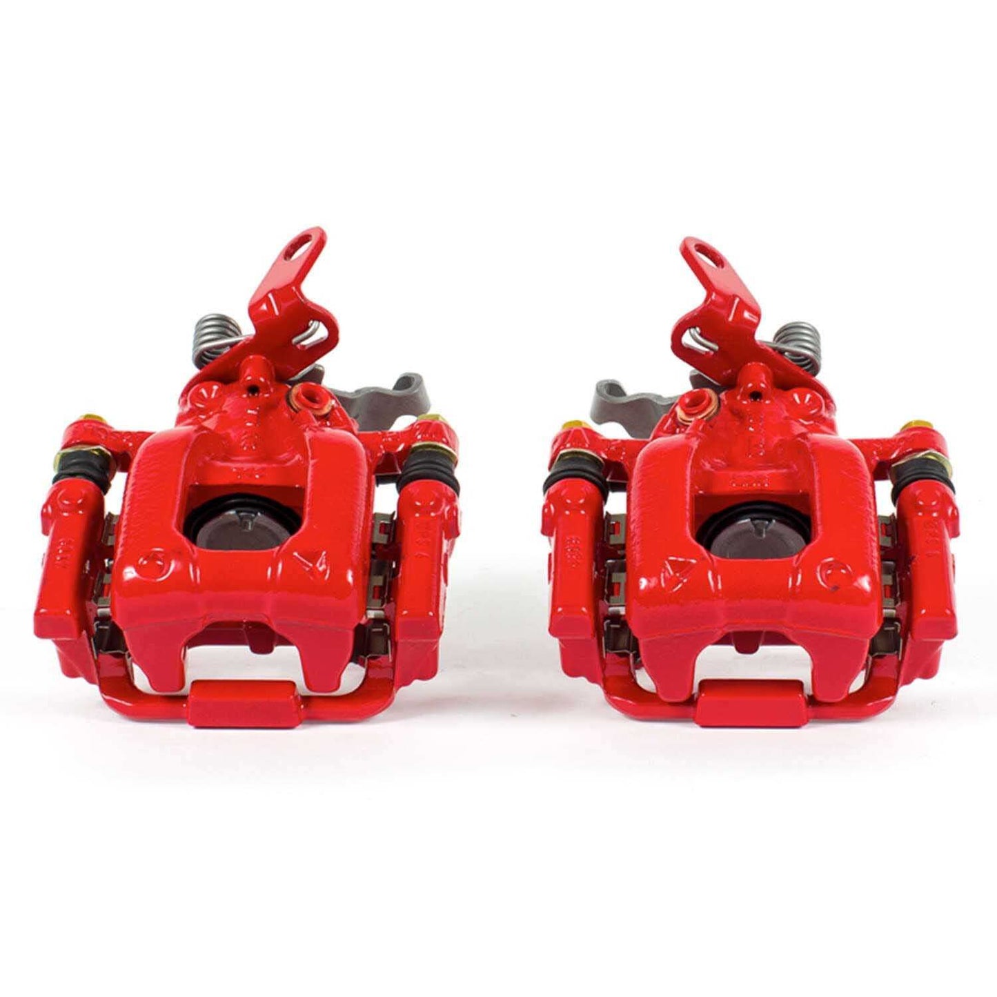 PowerStop Power Stop 10-12 Audi A3 Rear Red Calipers w/Brackets - Pair S6384