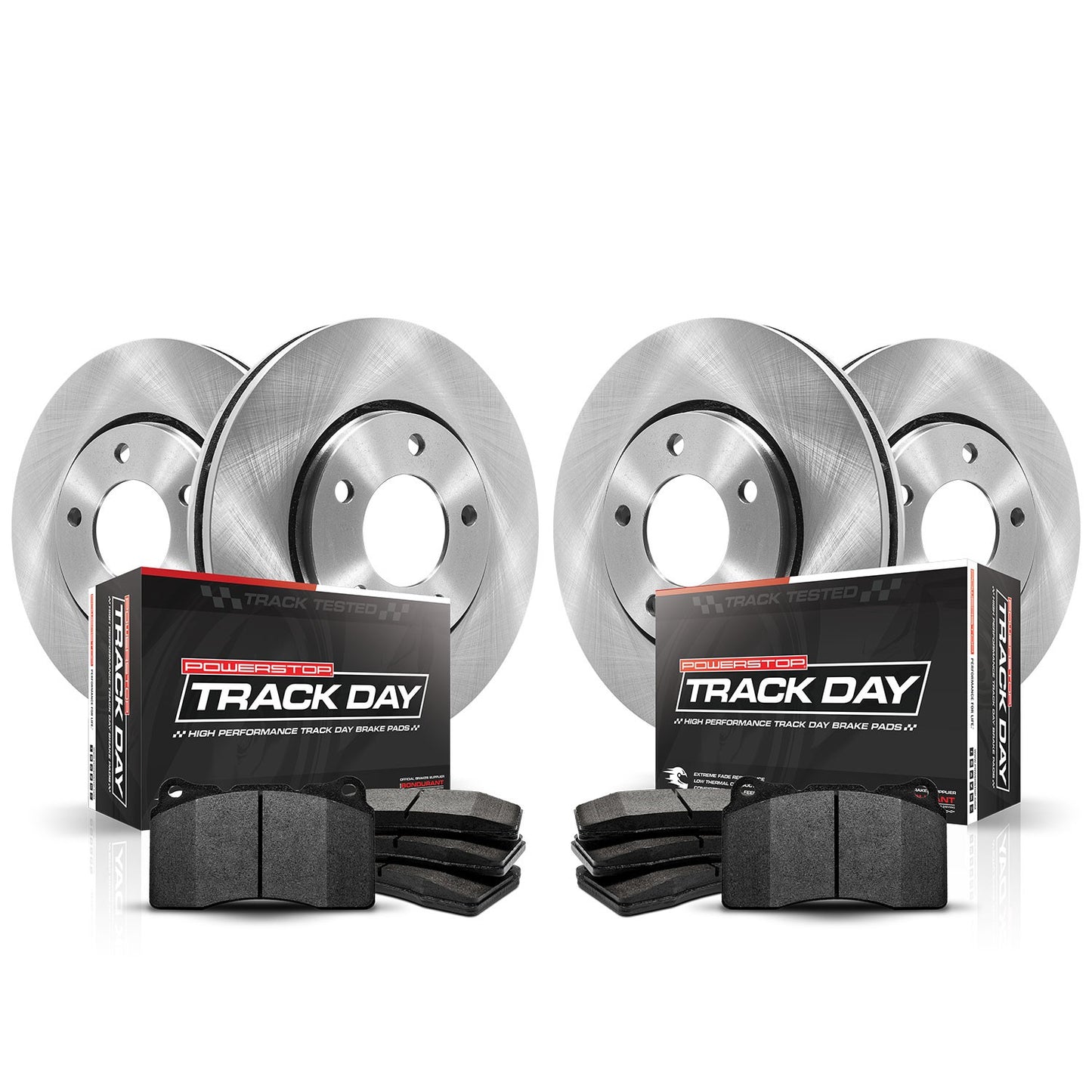 PowerStop Power Stop 10-13 Nissan Altima Front & Rear Track Day Brake Kit TDBK242
