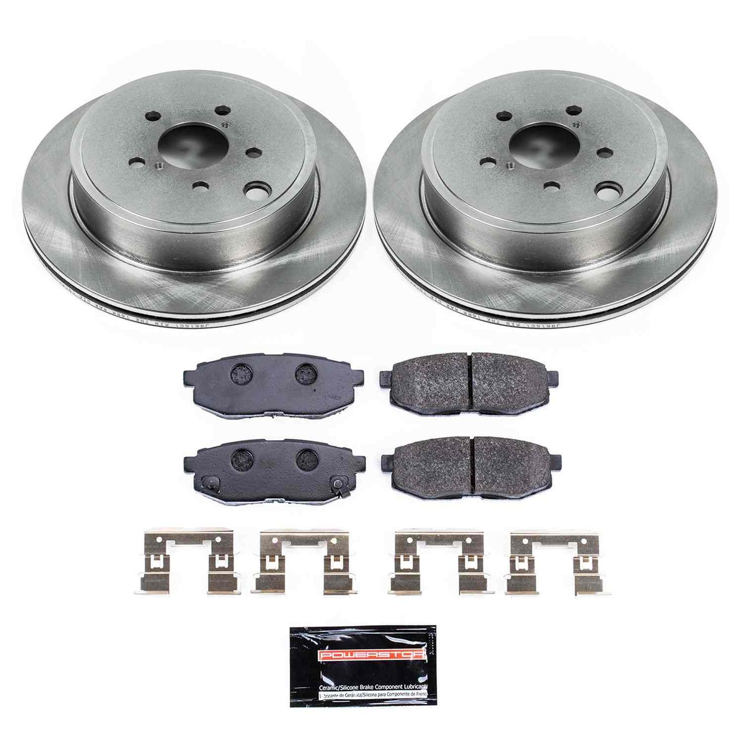 PowerStop Power Stop 13-16 Scion FR-S Rear Track Day Brake Kit TDBK5883