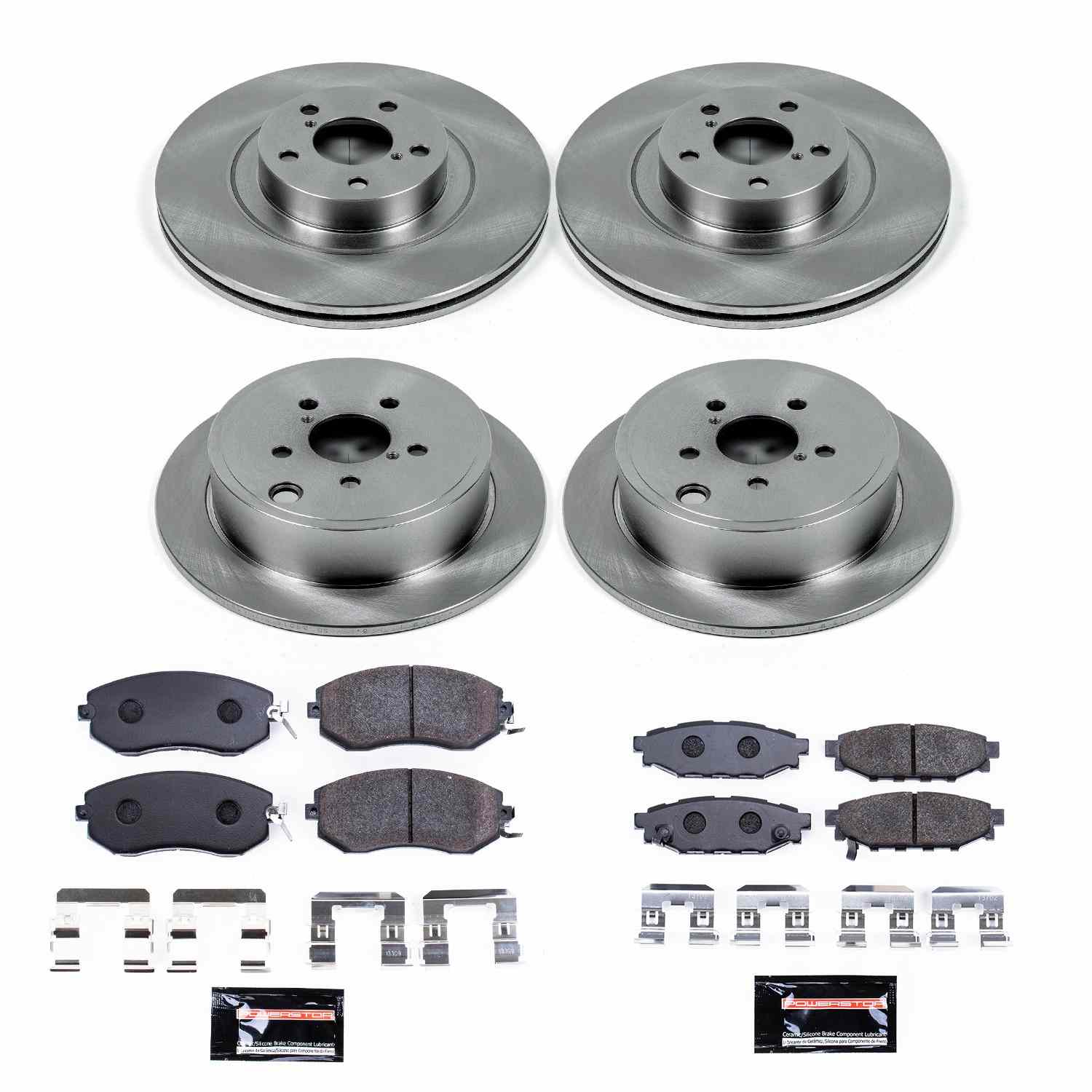 PowerStop Power Stop 10-13 Subaru Forester Front & Rear Track Day Brake Kit TDBK6083