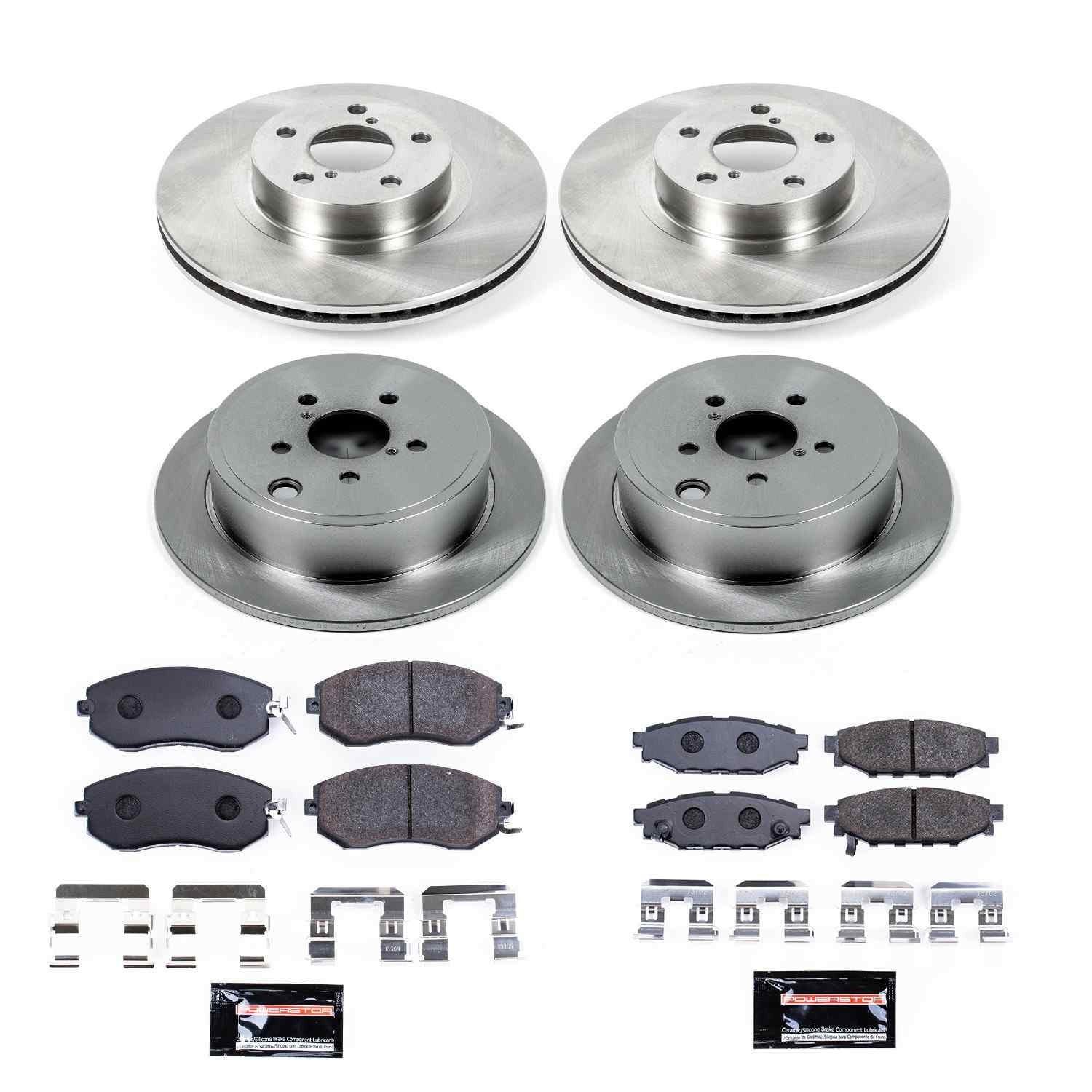 PowerStop Power Stop 13-16 Subaru BRZ Front & Rear Track Day Brake Kit TDBK6112