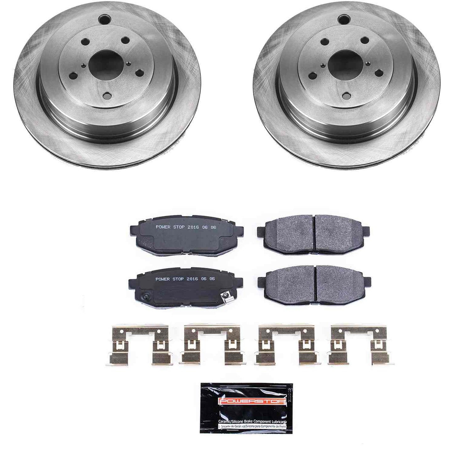 PowerStop Power Stop 06-07 Subaru B9 Tribeca Rear Track Day SPEC Brake Kit TDSK4645