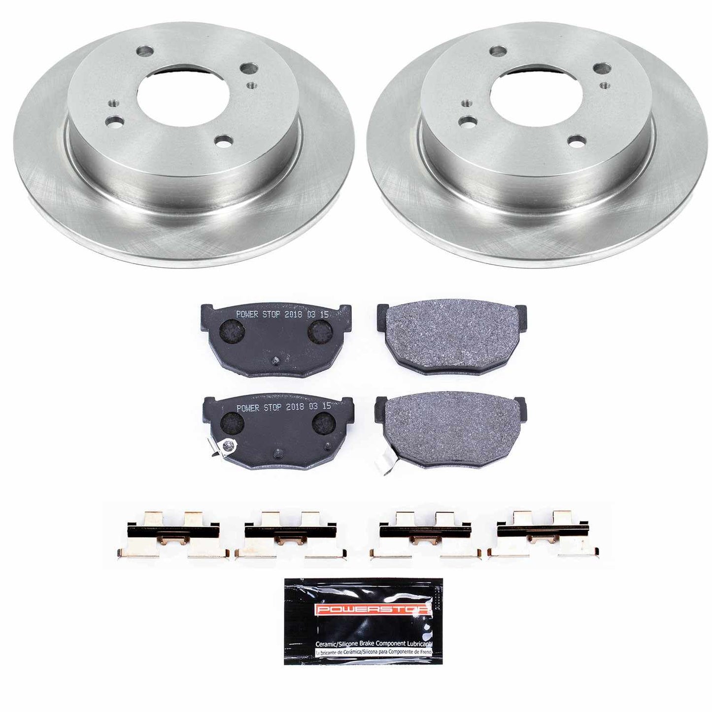 PowerStop Power Stop 81-83 Nissan 280ZX Rear Track Day SPEC Brake Kit TDSK4775