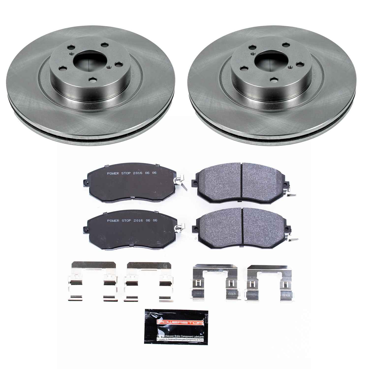 PowerStop Power Stop 13-16 Scion FR-S Front Track Day SPEC Brake Kit TDSK6082