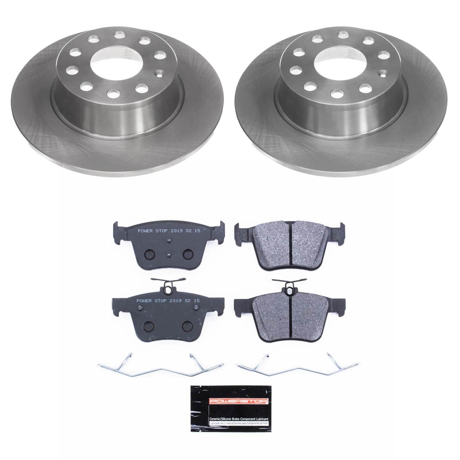 Power Stop 2019 Volkswagen Jetta Rear Track Day SPEC Brake Kit TDSK8337