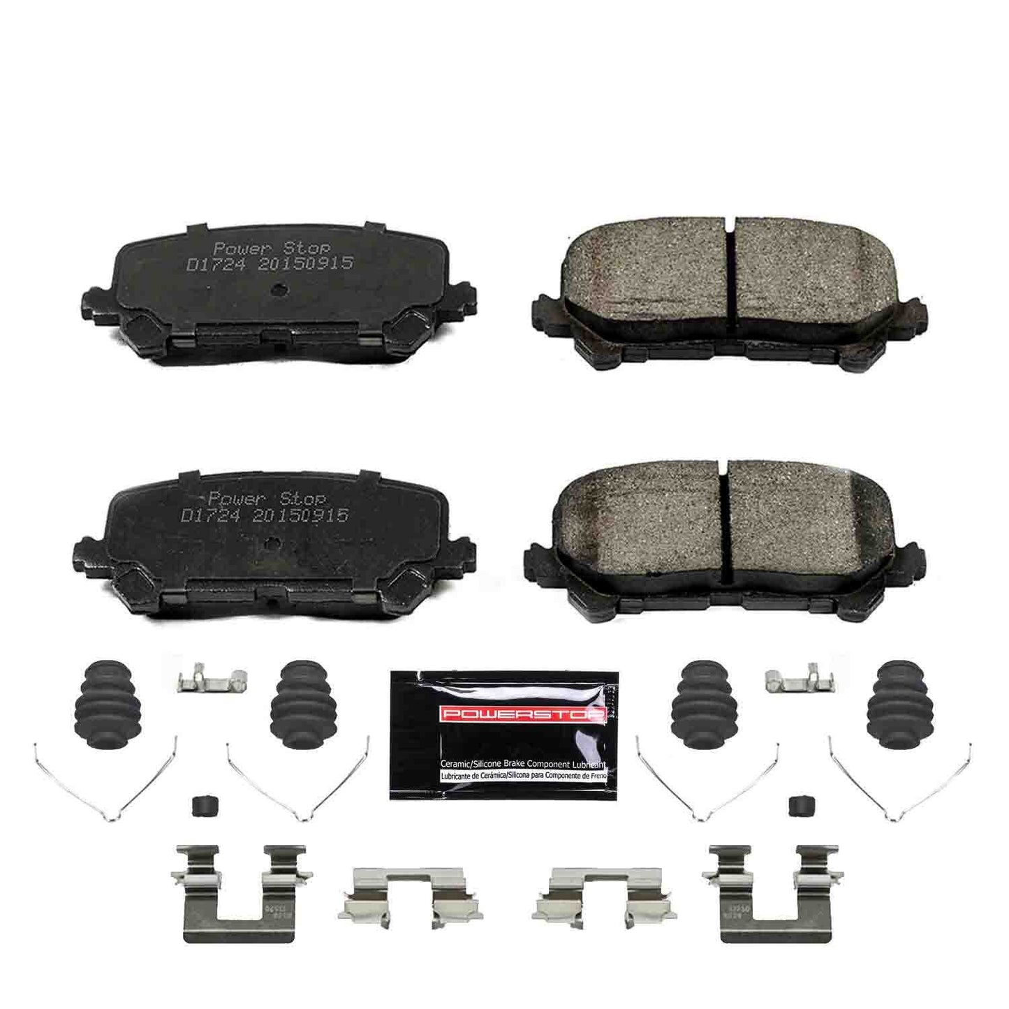 PowerStop Power Stop 14-16 Acura MDX Rear Z23 Evolution Sport Brake Pads w/Hardware Z23-1724