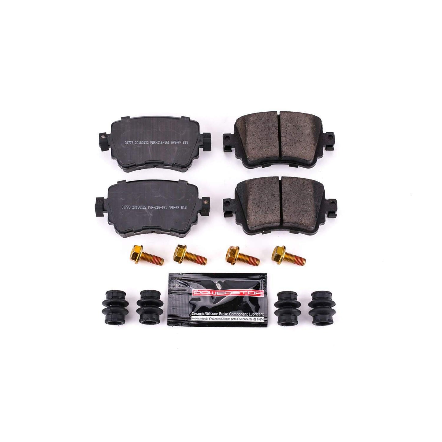 PowerStop Power Stop 16-18 Audi Q3 Rear Z23 Evolution Sport Brake Pads w/Hardware Z23-1779
