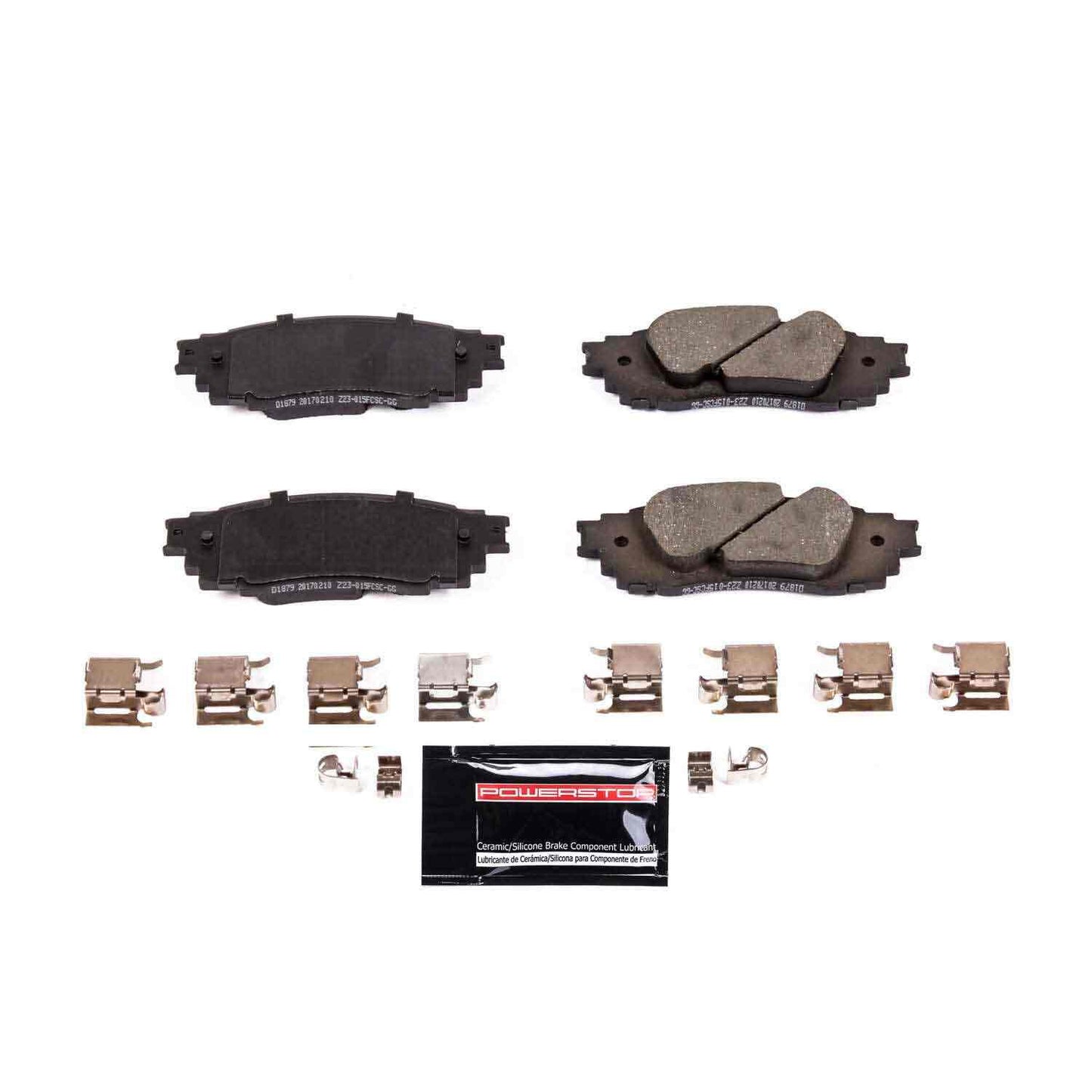 PowerStop Power Stop 2019 Lexus ES300h Rear Z23 Evolution Sport Brake Pads w/Hardware Z23-1879