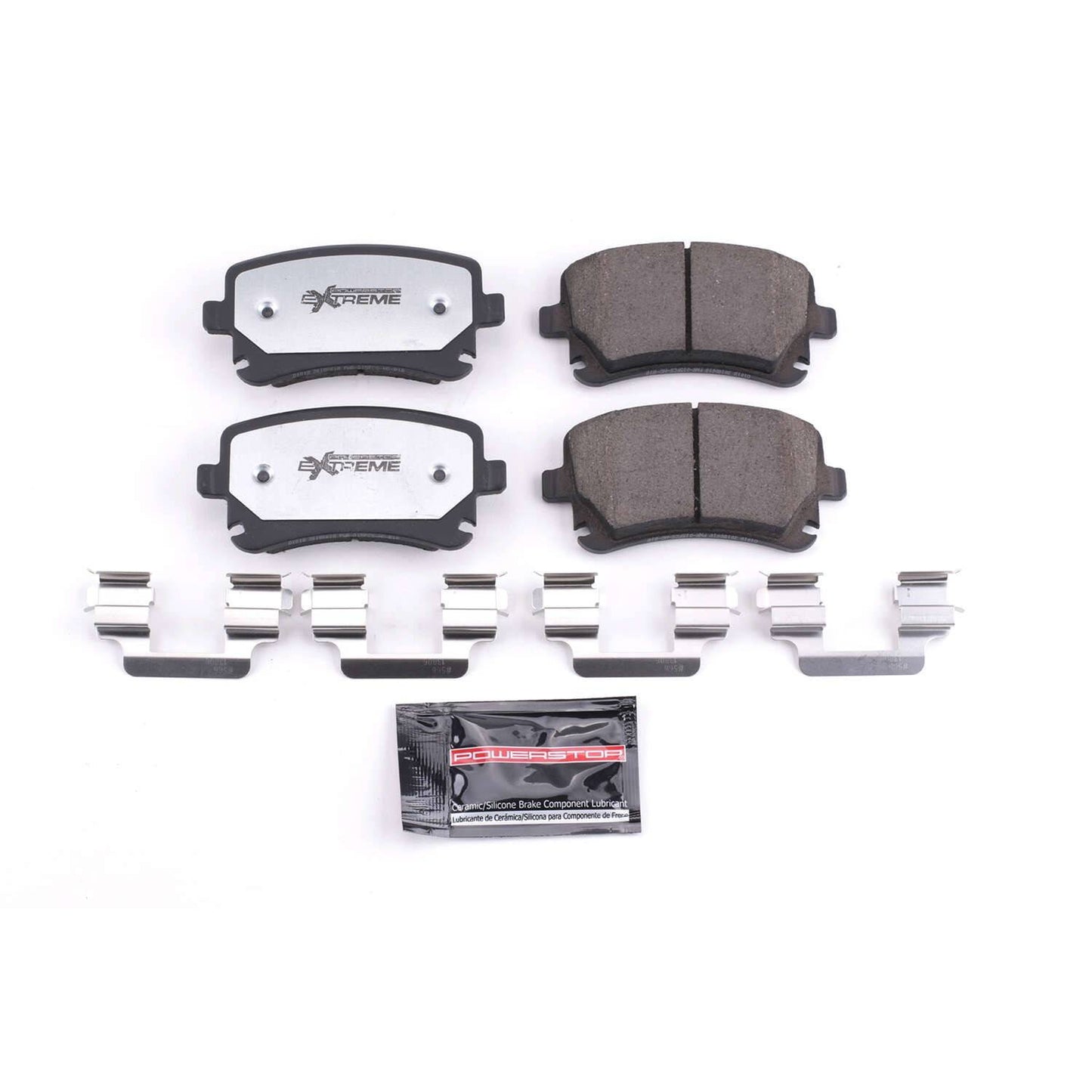 PowerStop Power Stop 05-11 Audi A6 Quattro Rear Z26 Extreme Street Brake Pads w/Hardware Z26-1018